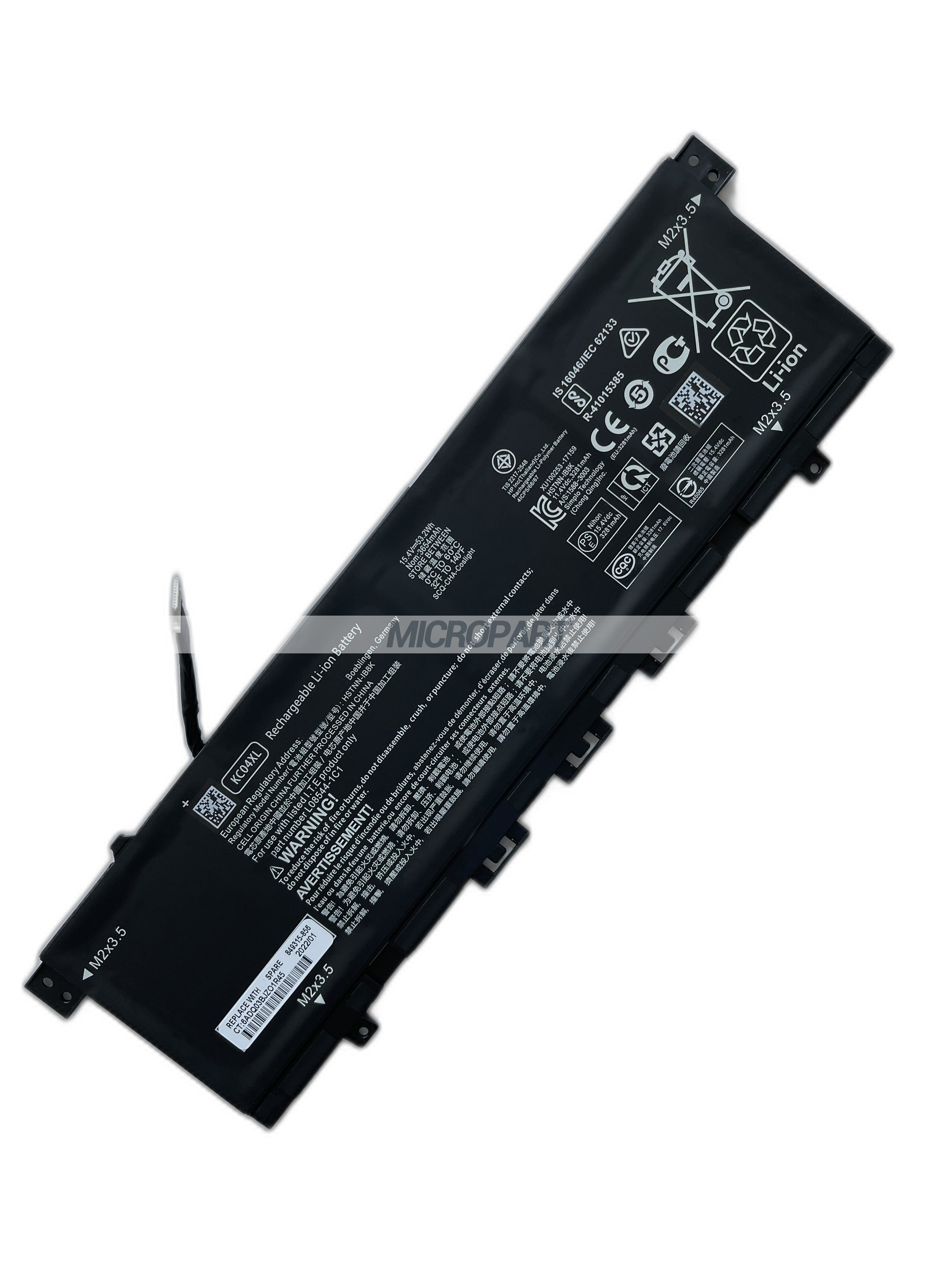 KC04XL L08544-1C1 HSTNN-IB8K Laptop Battery Replacement for Envy x360 13-ag Envy x360 13-ah
