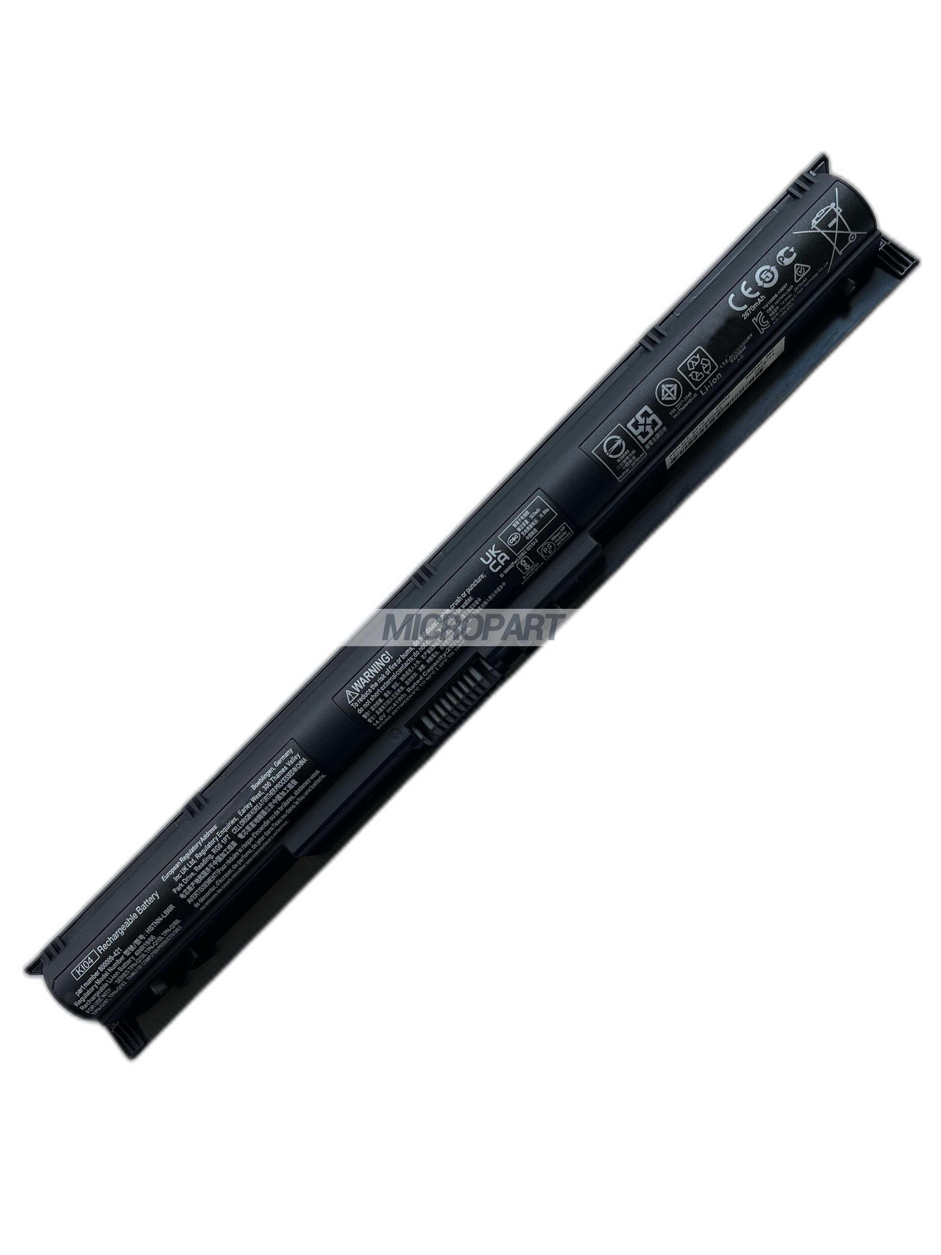 KI04 800009-421 800010-421 800049-001 HSTNN-LB6S Laptop Battery Replacement for Pavilion 14-ab Pavilion 15-ab Pavilion 15-an Pavilion 17-g