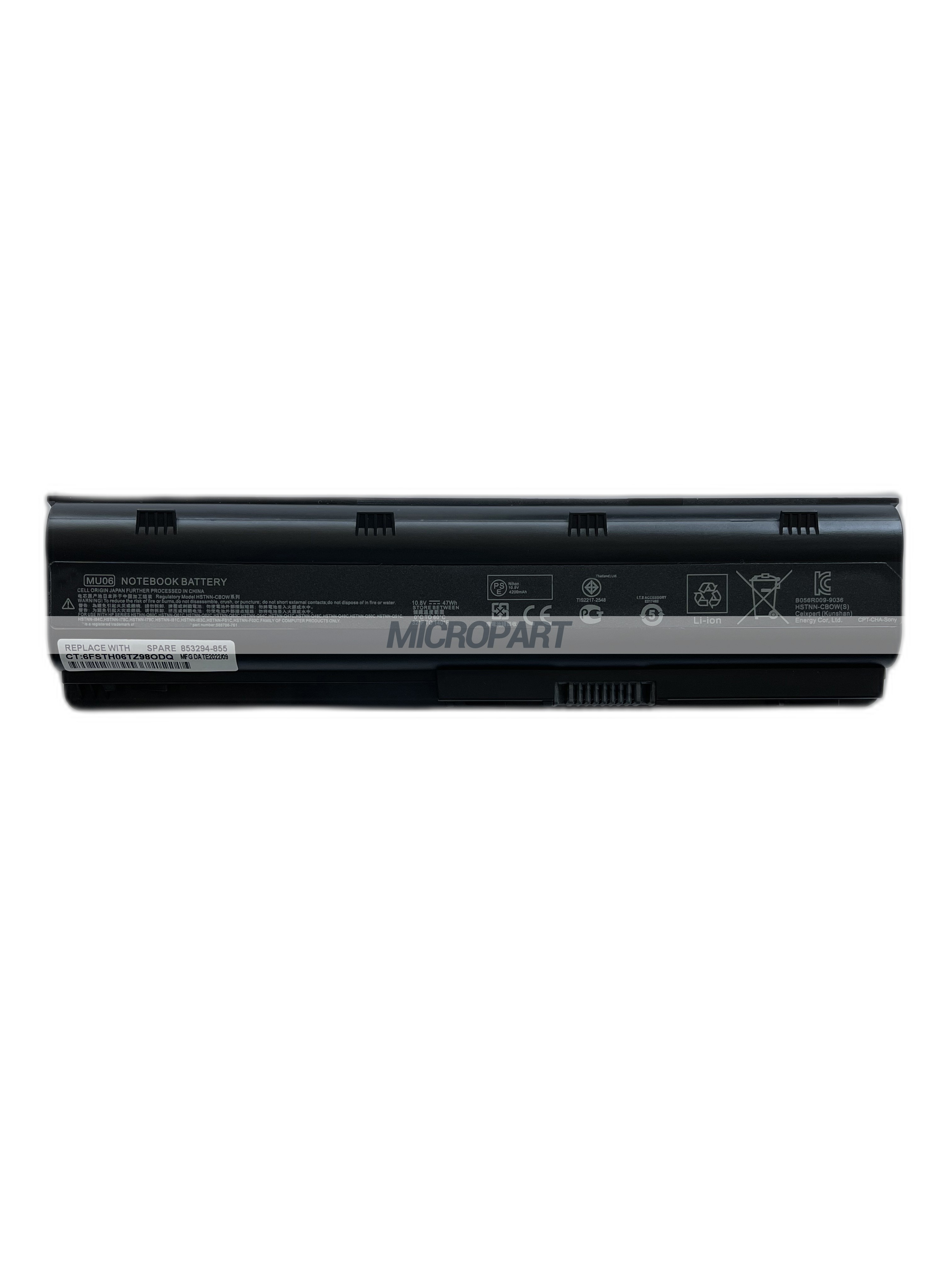 MU06 593553-001 HSTNN-CBOW Laptop Battery Replacement for G32 G42 G62 G72
