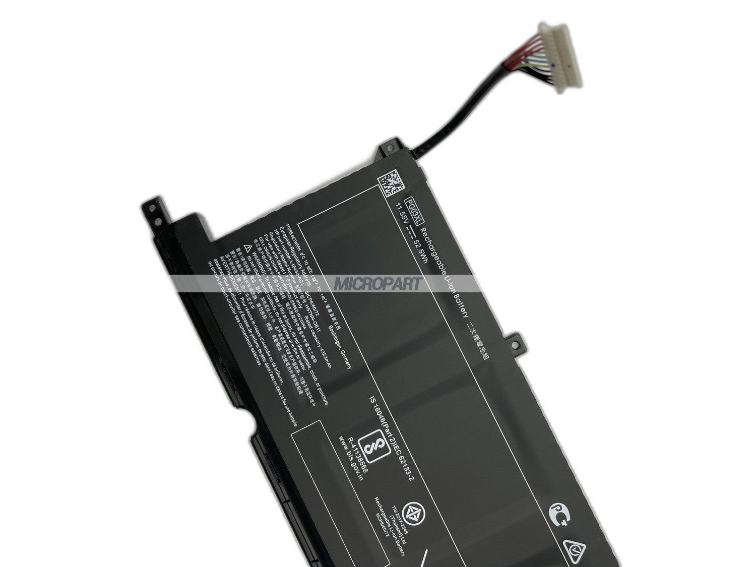 PG03XL HSTNN-OB1I L48430-AC1 Laptop Battery Replacement for Pavilion Gaming 15
