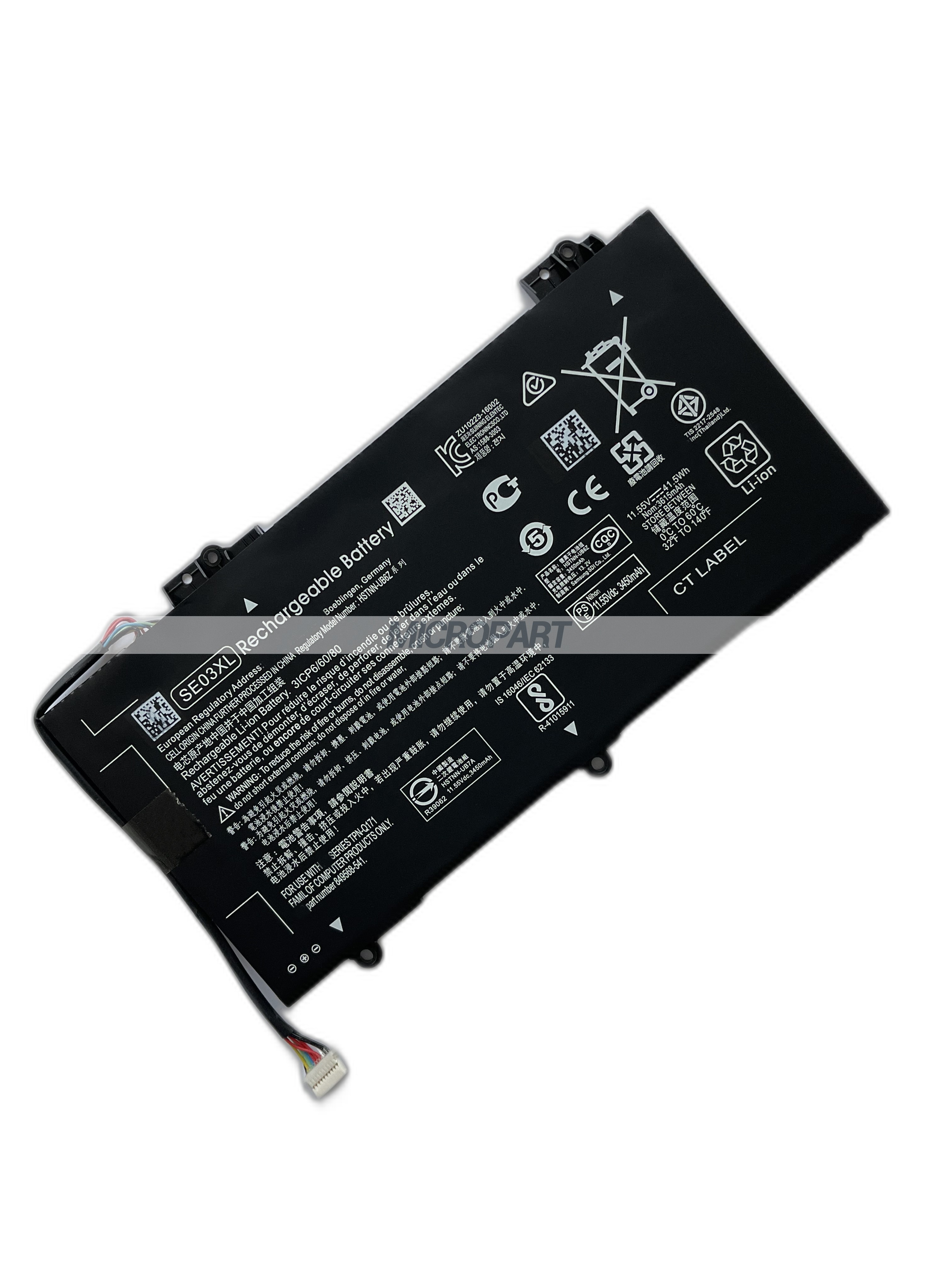 SE03XL 849568-541 HSTNN-UB6Z Laptop Battery Replacement for Pavilion 14-al Series