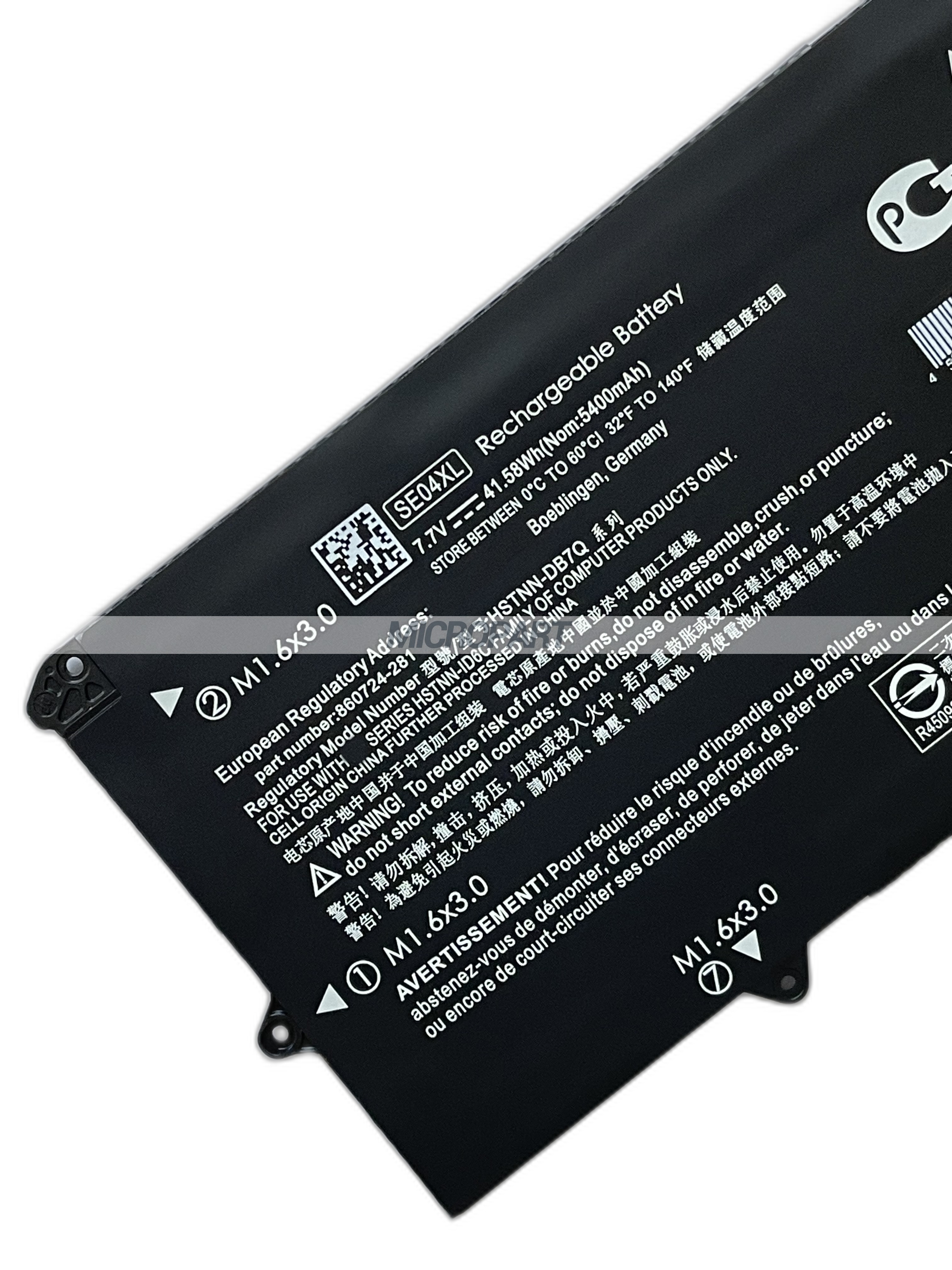 SE04XL 860724-2B1 HSTNN-DB7Q Laptop Battery Replacement for Pro x2 612 G2