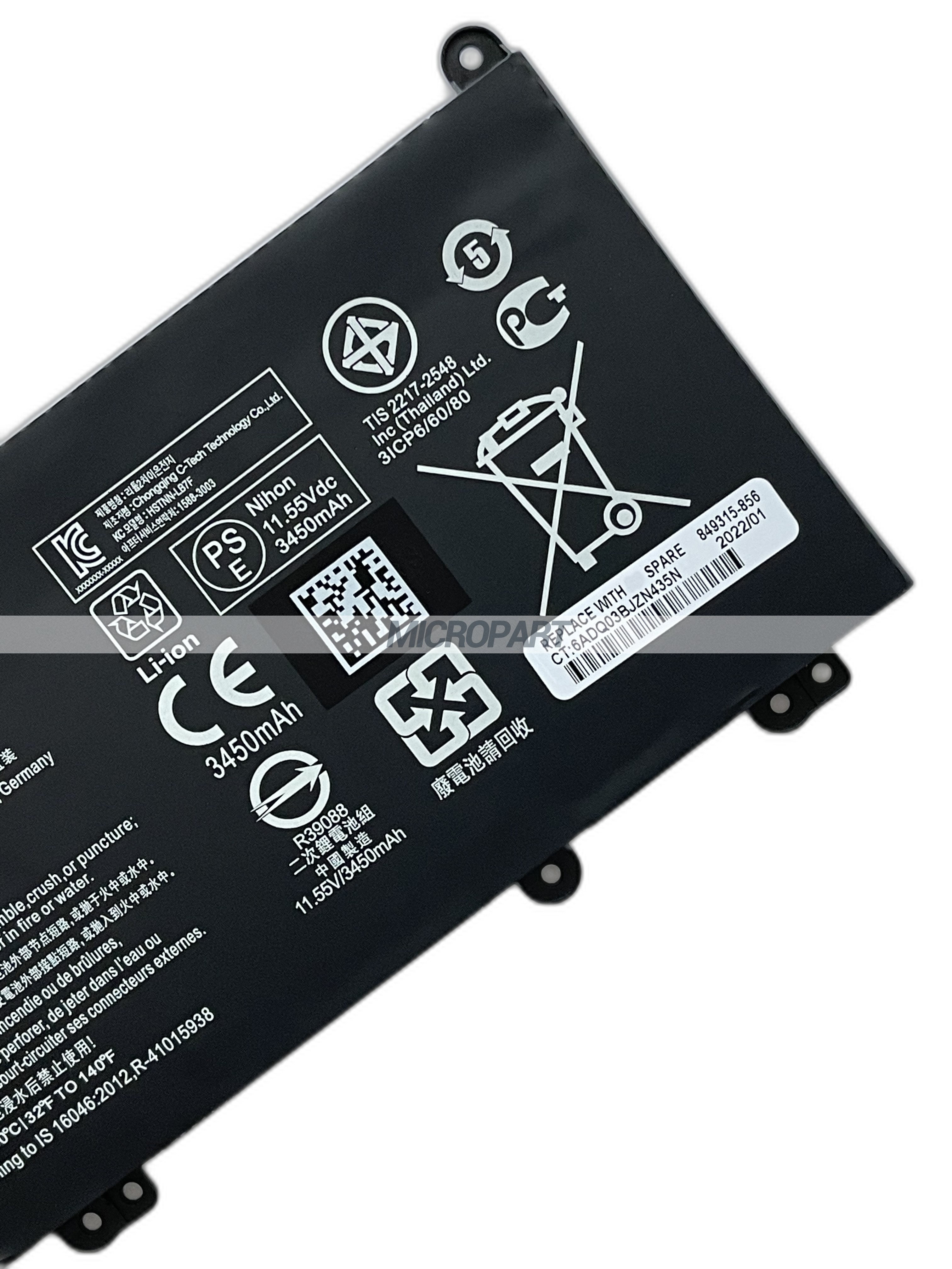 SG03XL 849048-421 HSTNN-LB7E Laptop Battery Replacement for Envy 17-u Series Envy m7-u Series