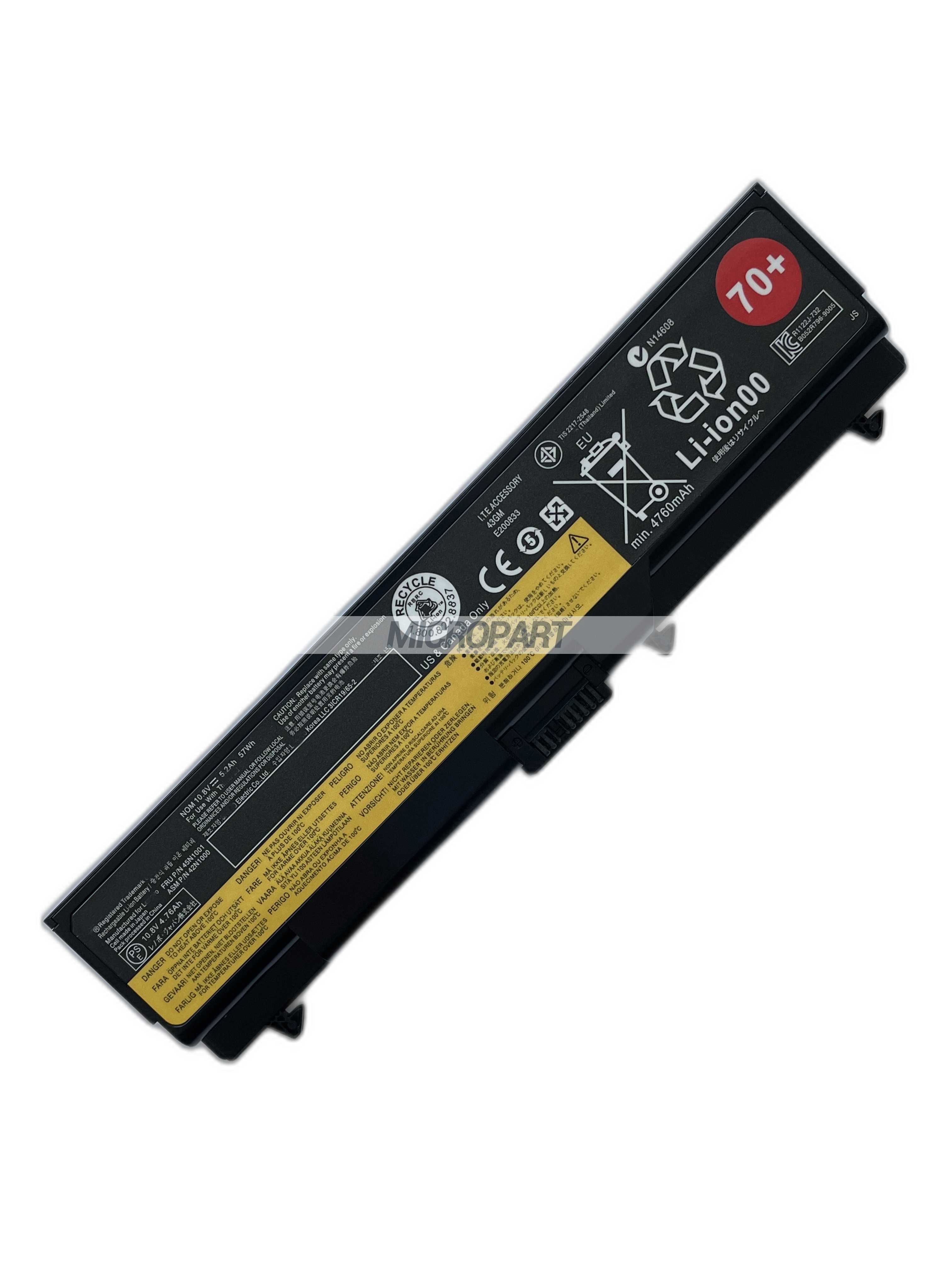 45N1001 Laptop Battery Replacement for ThinkPad T430 ThinkPad T530 ThinkPad W530