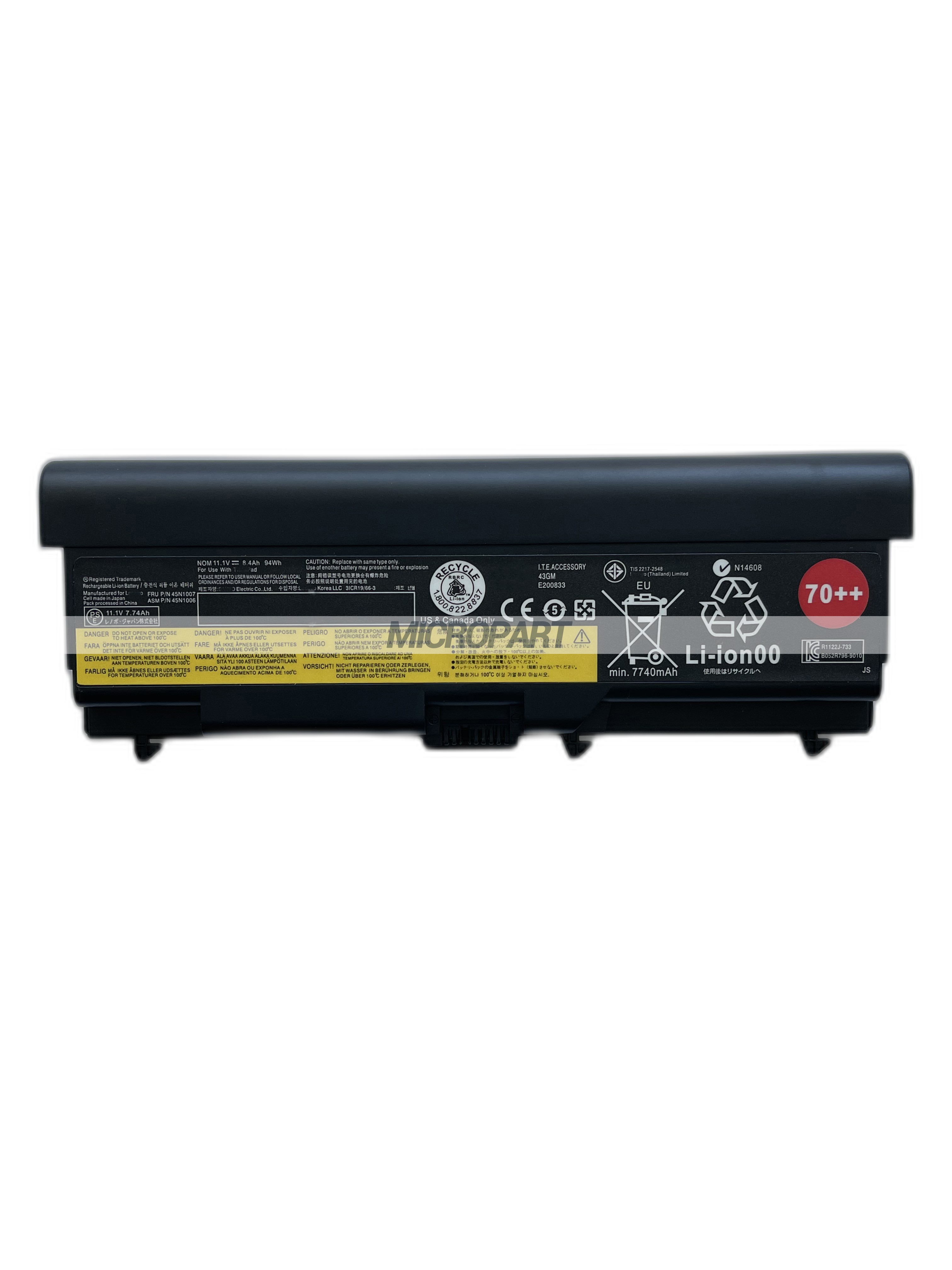 45N1007 Laptop Battery Replacement for ThinkPad T430 ThinkPad T530 ThinkPad W530