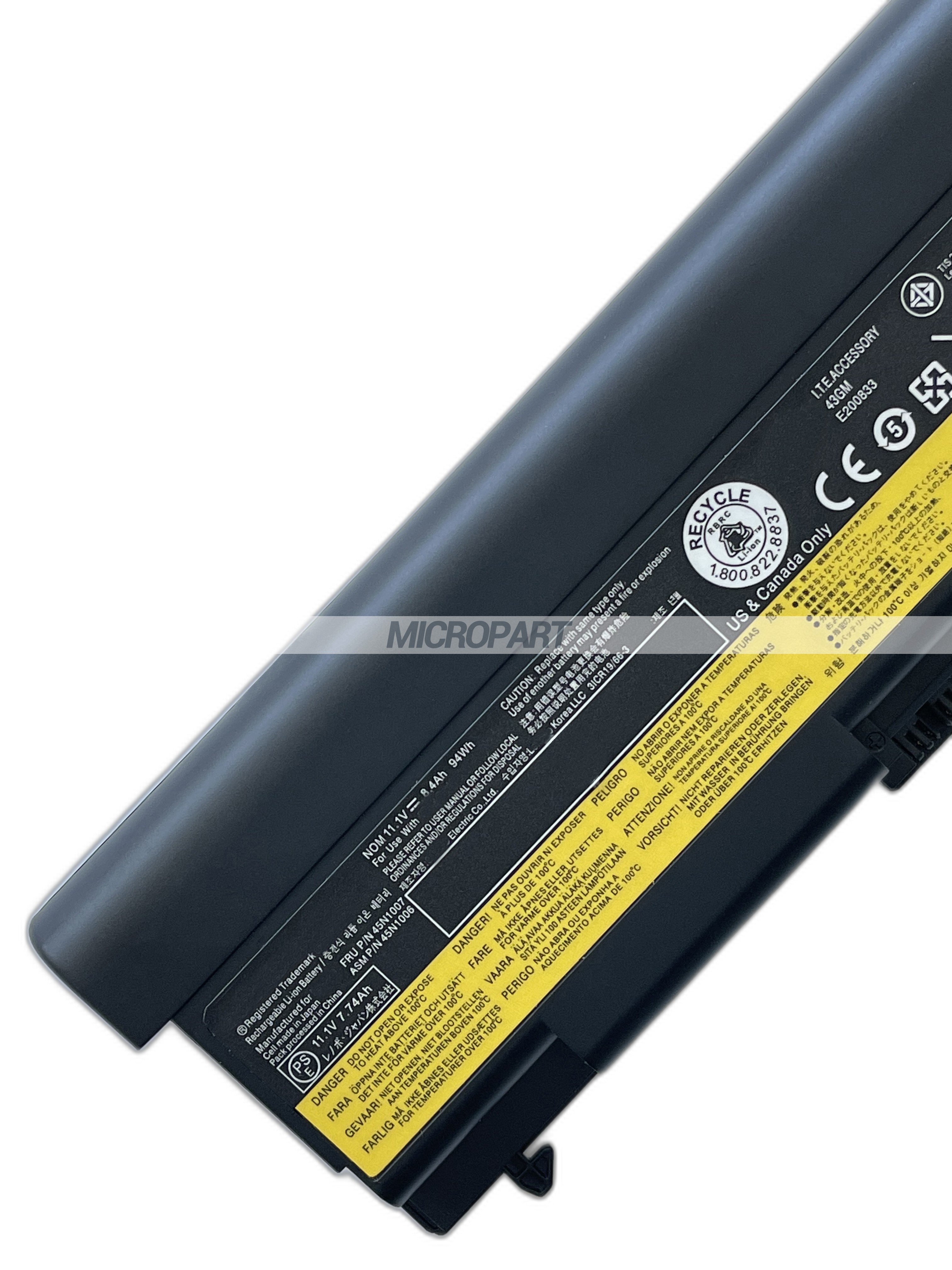 45N1007 Laptop Battery Replacement for ThinkPad T430 ThinkPad T530 ThinkPad W530