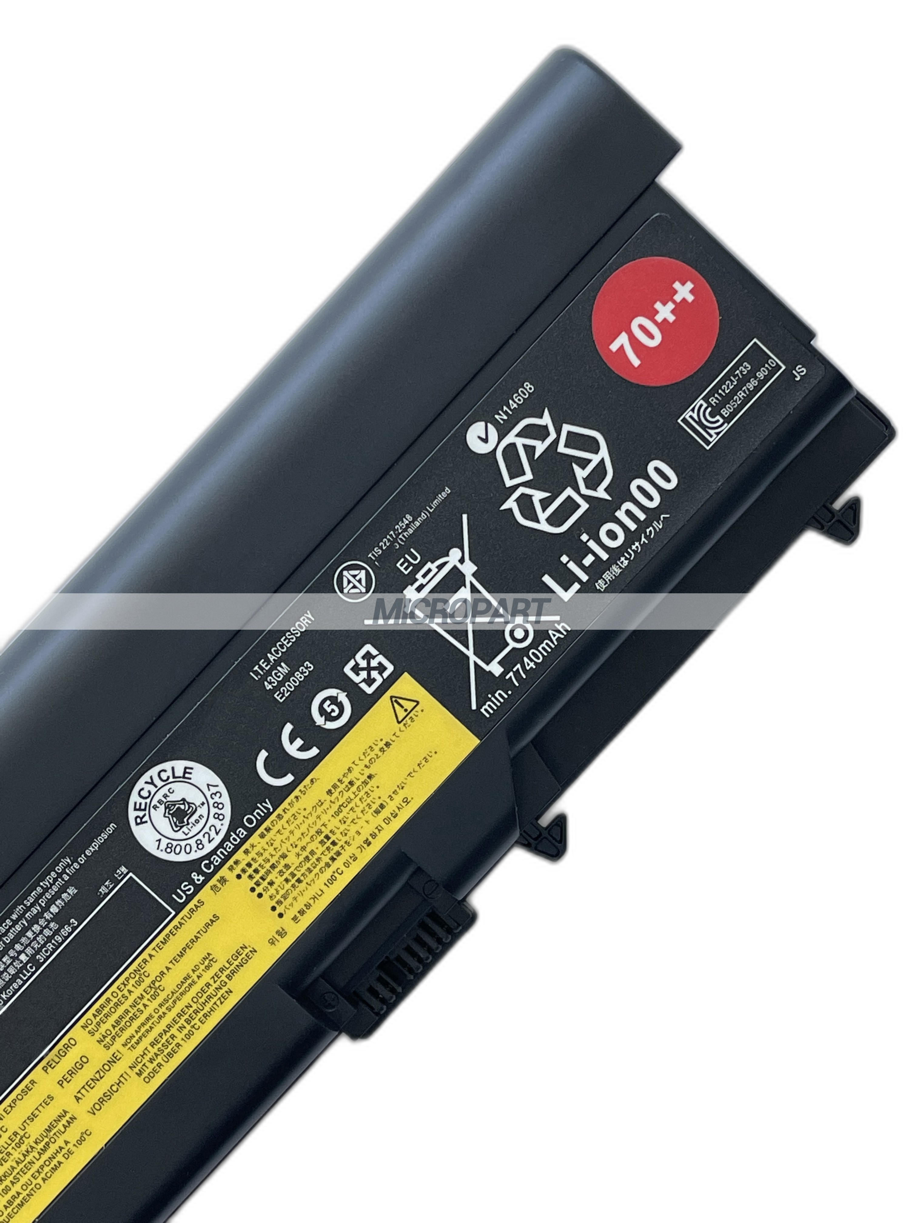 45N1007 Laptop Battery Replacement for ThinkPad T430 ThinkPad T530 ThinkPad W530