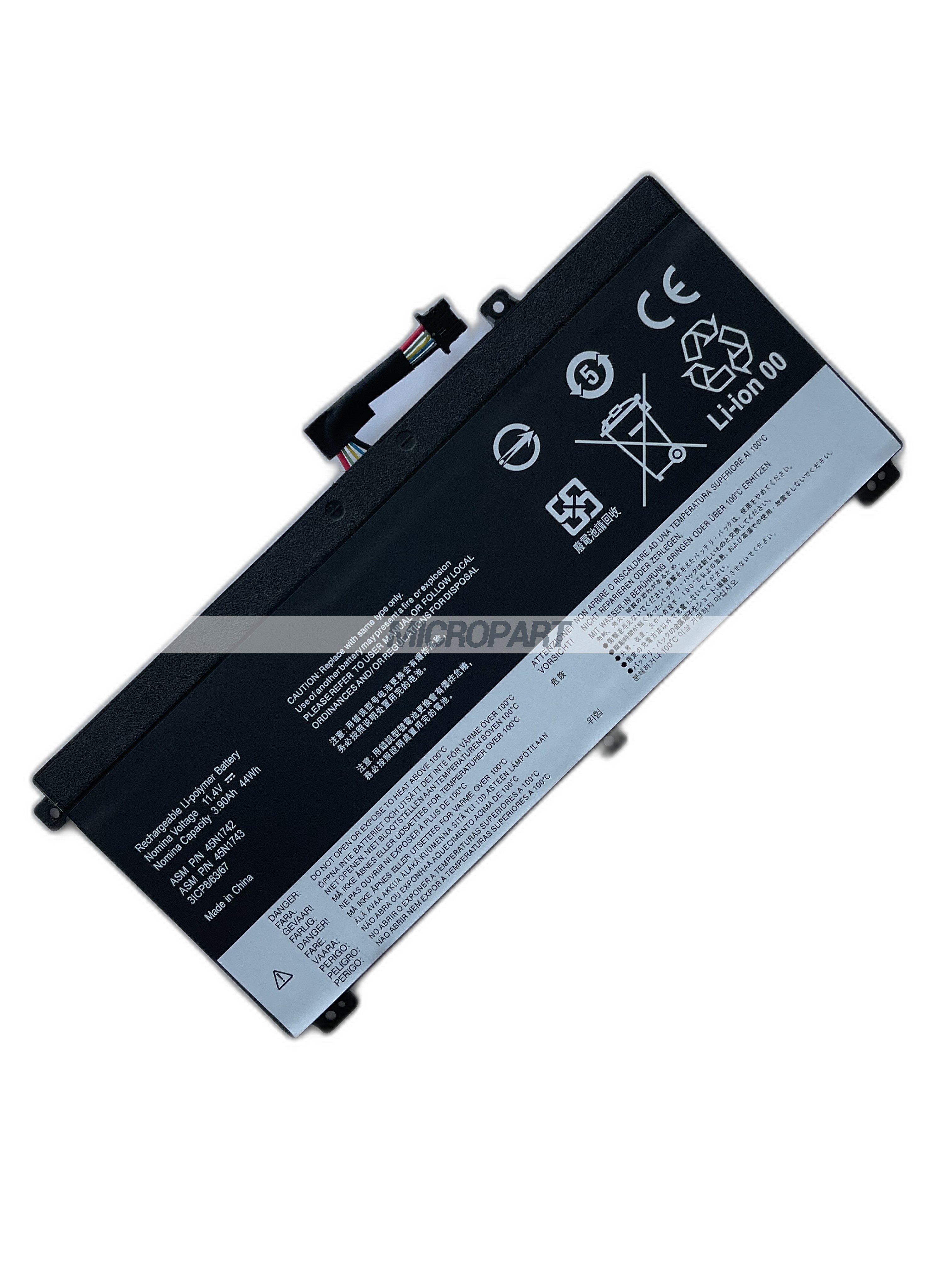 45N1743 Laptop Battery Replacement for ThinkPad T550s ThinkPad W550s