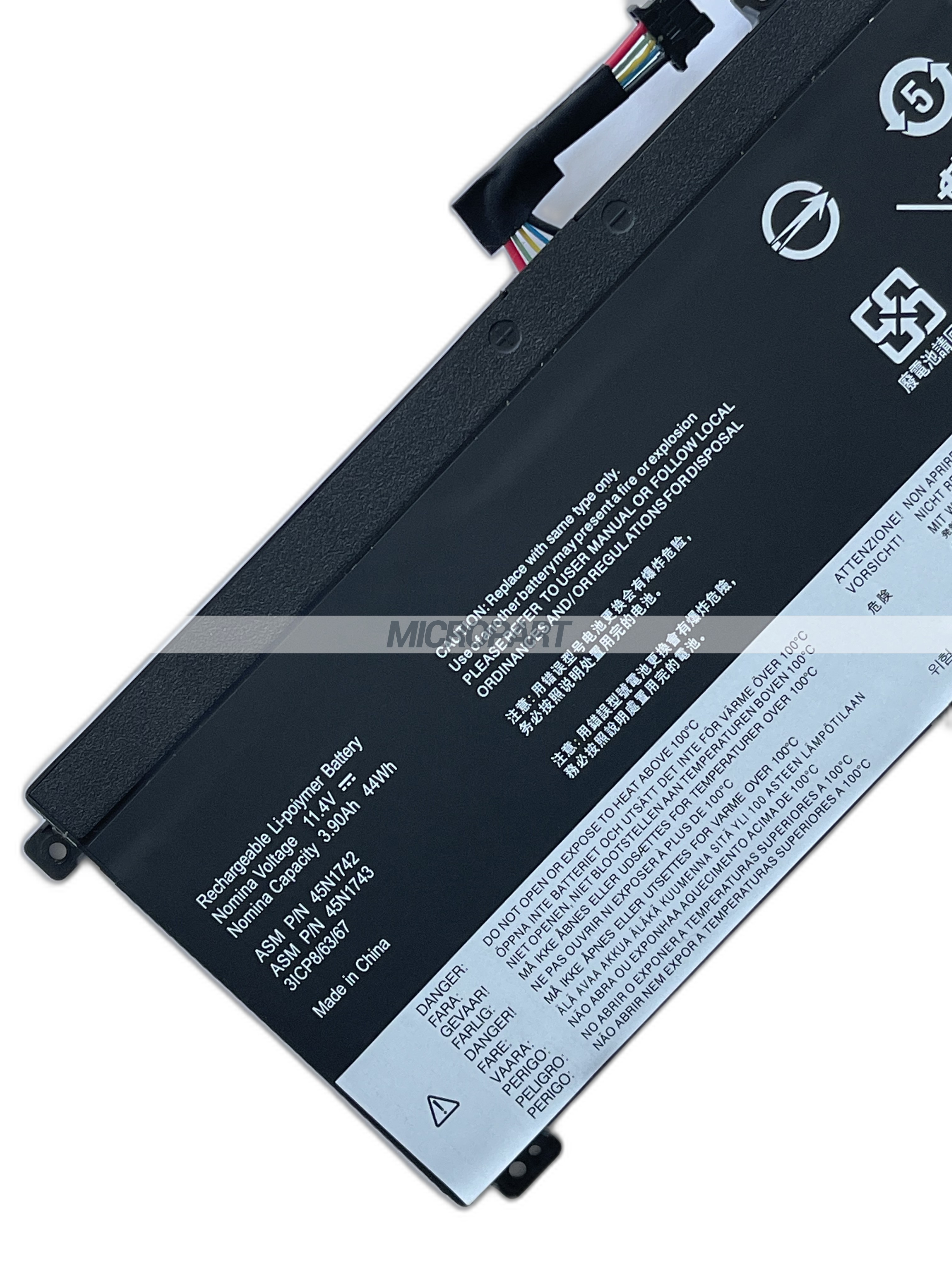 45N1743 Laptop Battery Replacement for ThinkPad T550s ThinkPad W550s