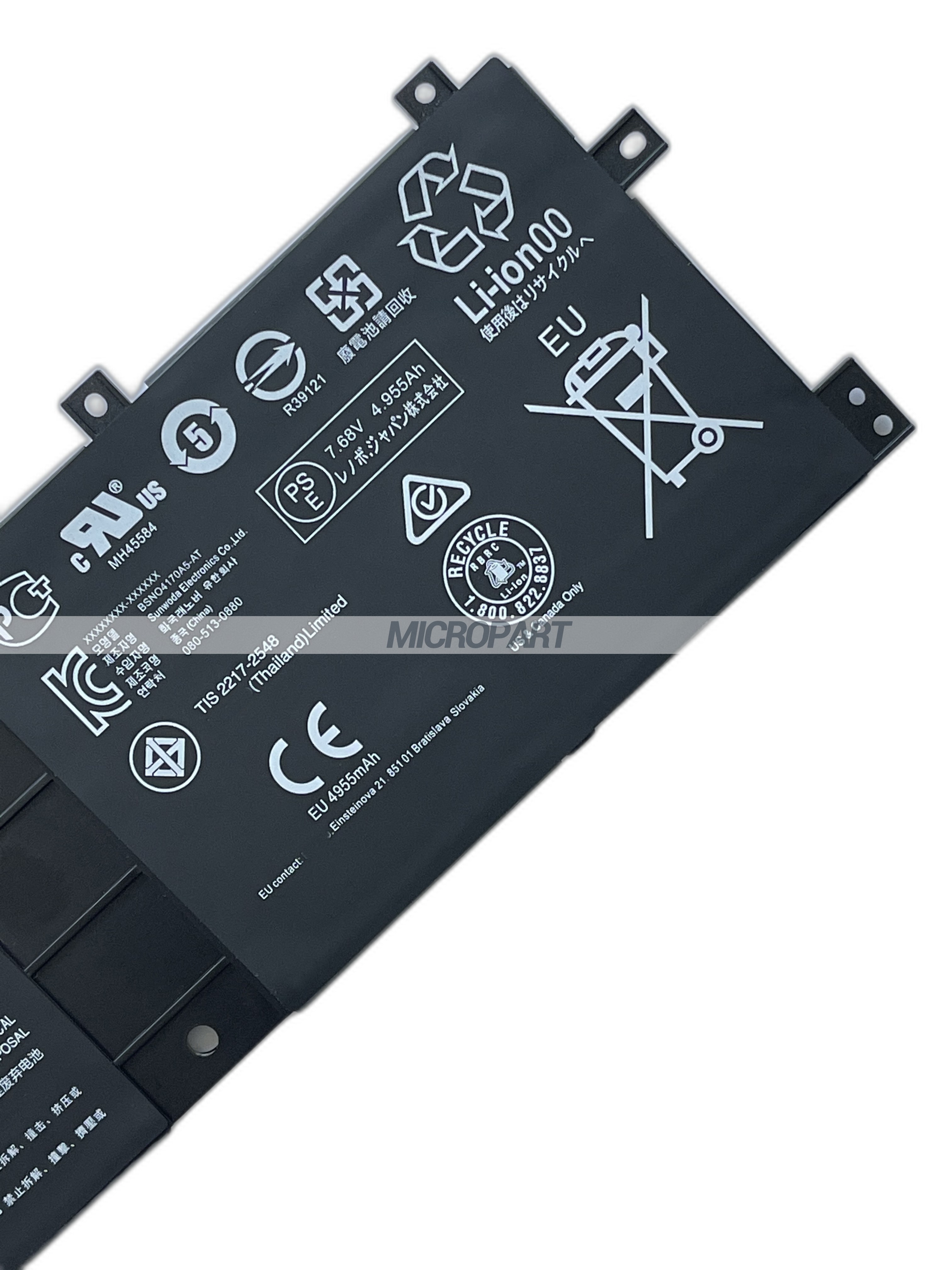 BSNO4170A5-AT Laptop Battery Replacement for IdeaPad Miix 510-12IKB 510-12ISK Miix 520-12IKB