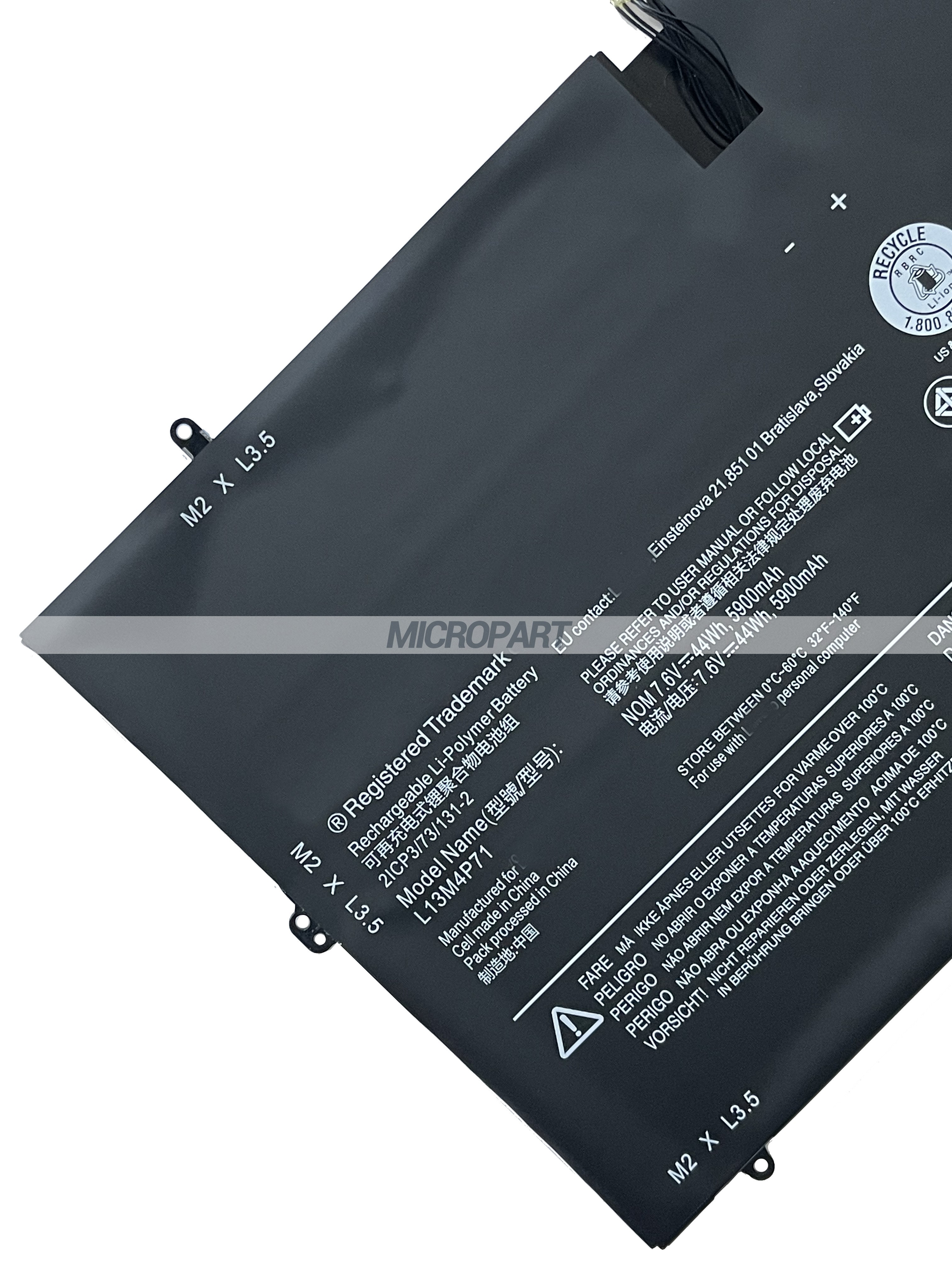 L13M4P71 L14S4P71 Laptop Battery Replacement for Yoga 3 Pro 1370