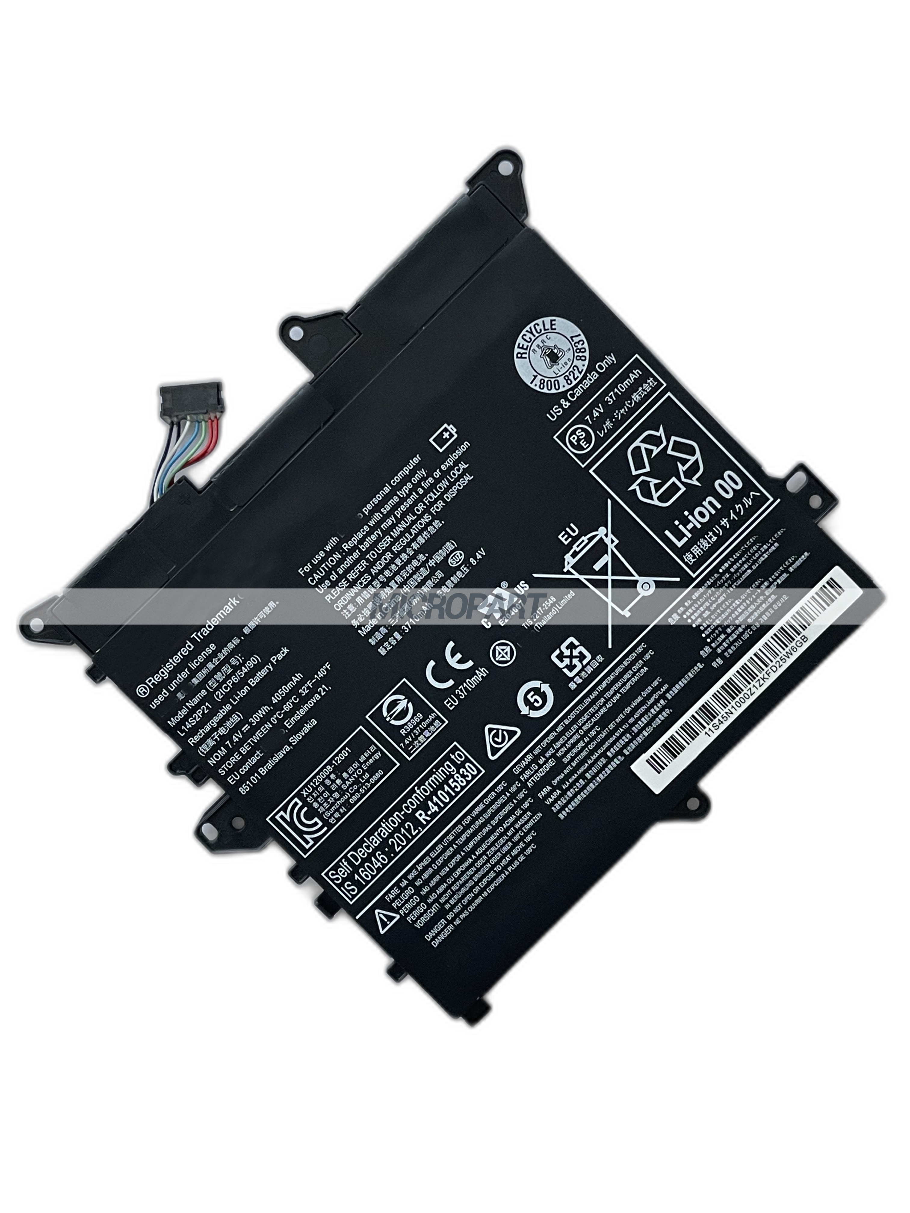 L14S2P21 L14M2P22 Laptop Battery Replacement for Flex 3-1120 3-1130 Yoga 300-11IBR 300-11IBY