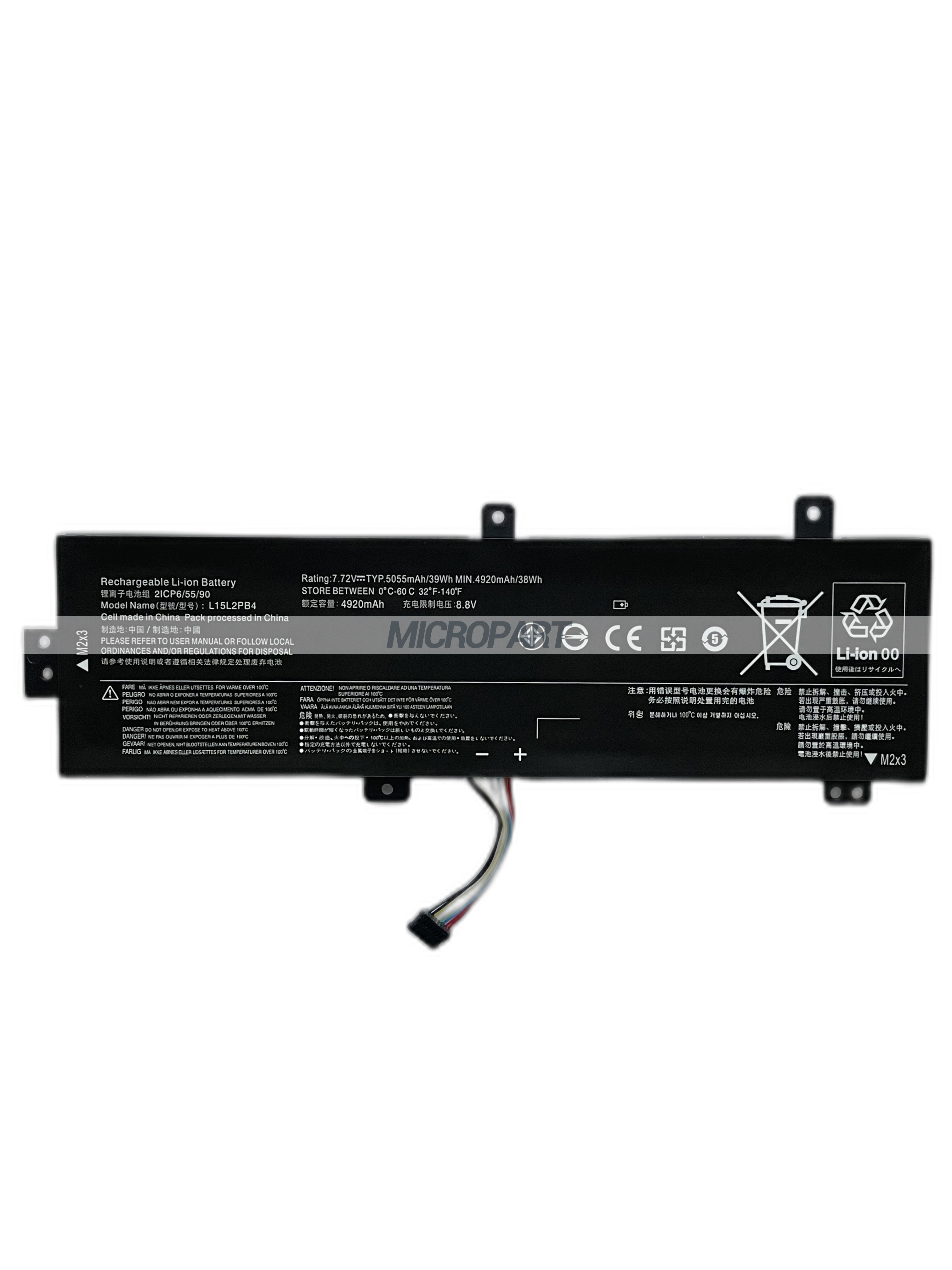 L15L2PB4 L15C2PB3 L15C2PB5 L15C2PB7 L15L2PB5 L15M2PB3 L15M2PB5 Laptop Battery Replacement for IdeaPad 310-15ABR 310-15IKB 310-15ISK 510-15IKB 510-15ISK