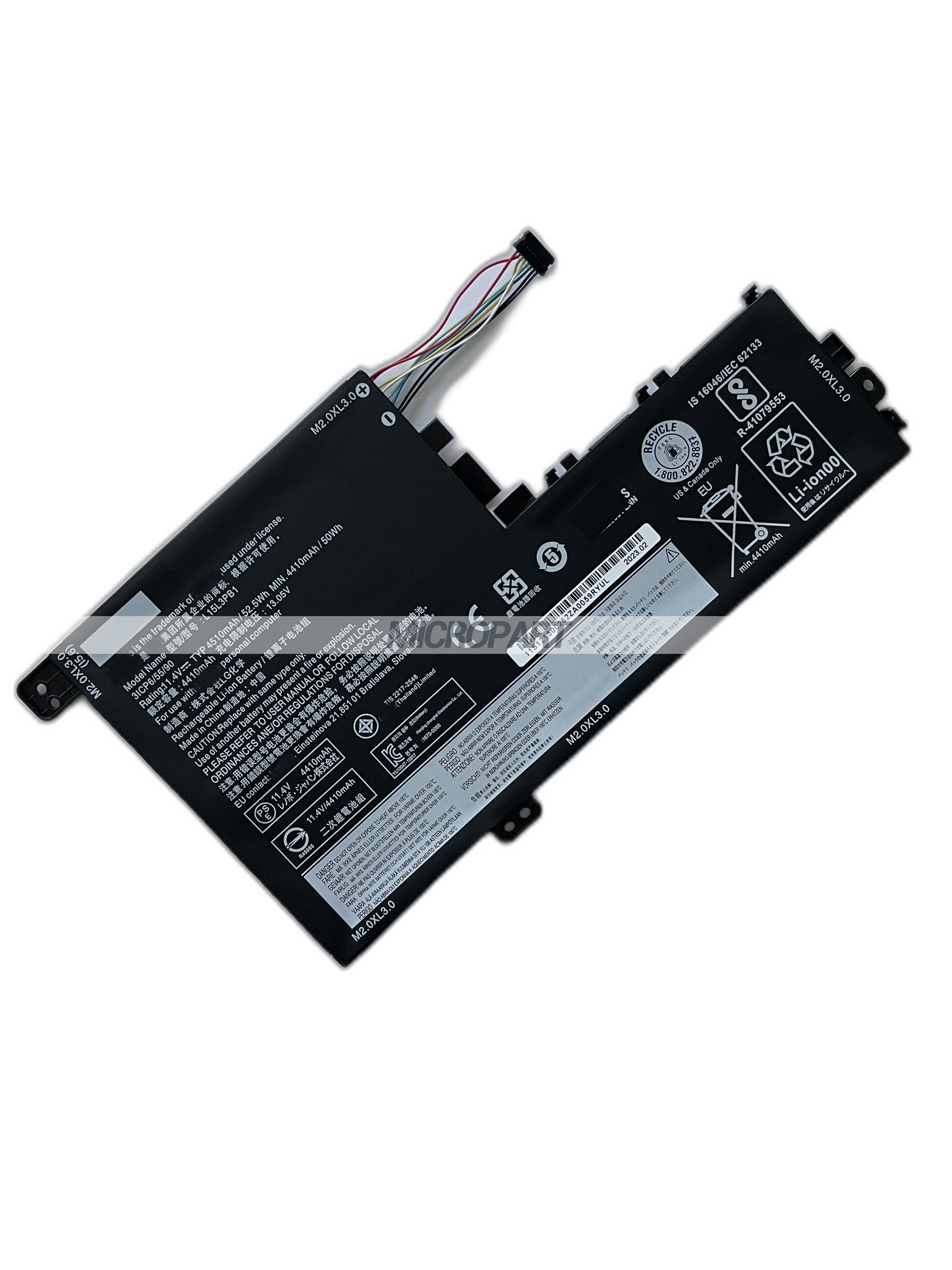L15L3PB1 Laptop Battery Replacement for Yoga 520-14IKB