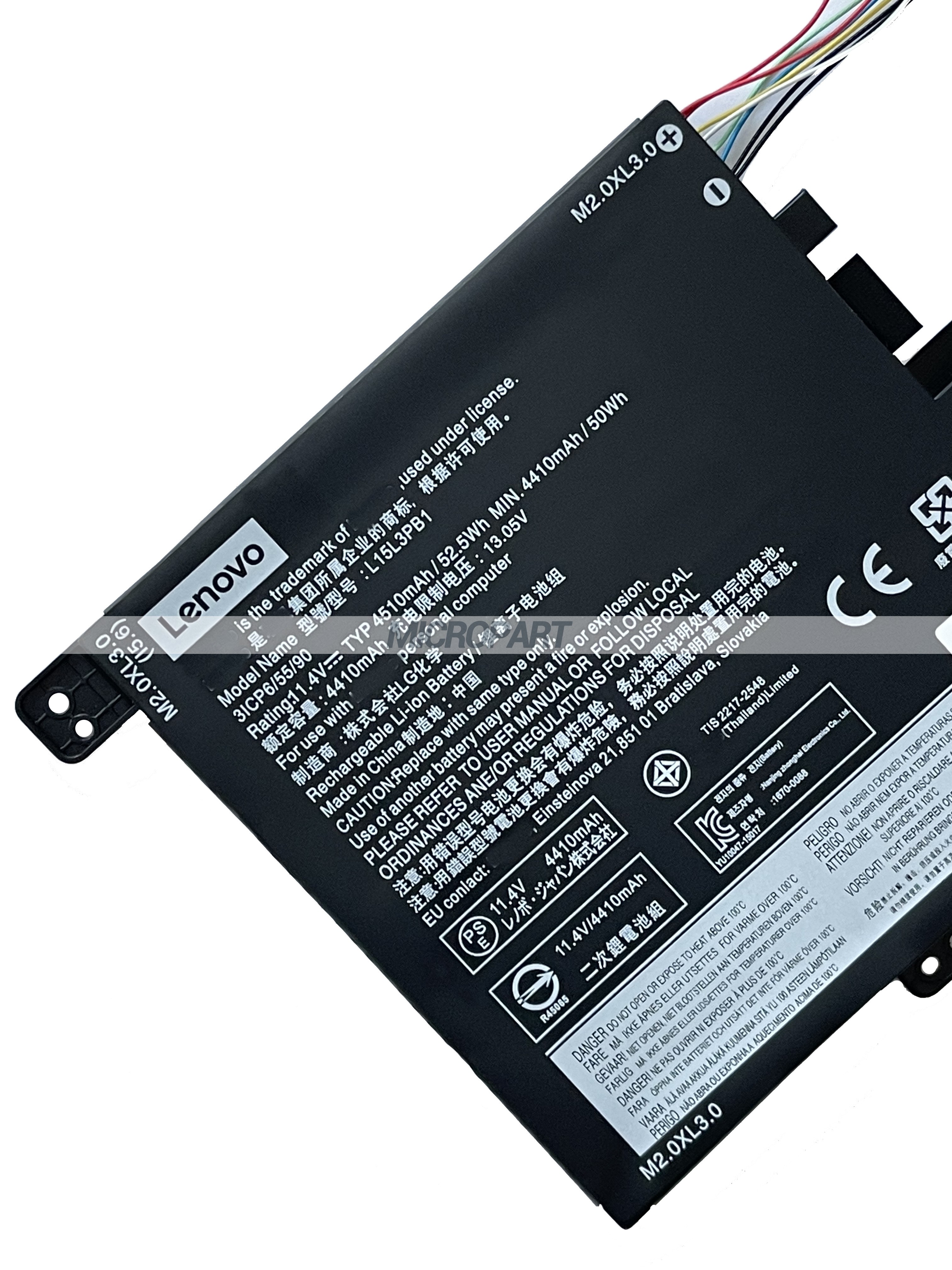L15L3PB1 Laptop Battery Replacement for Yoga 520-14IKB