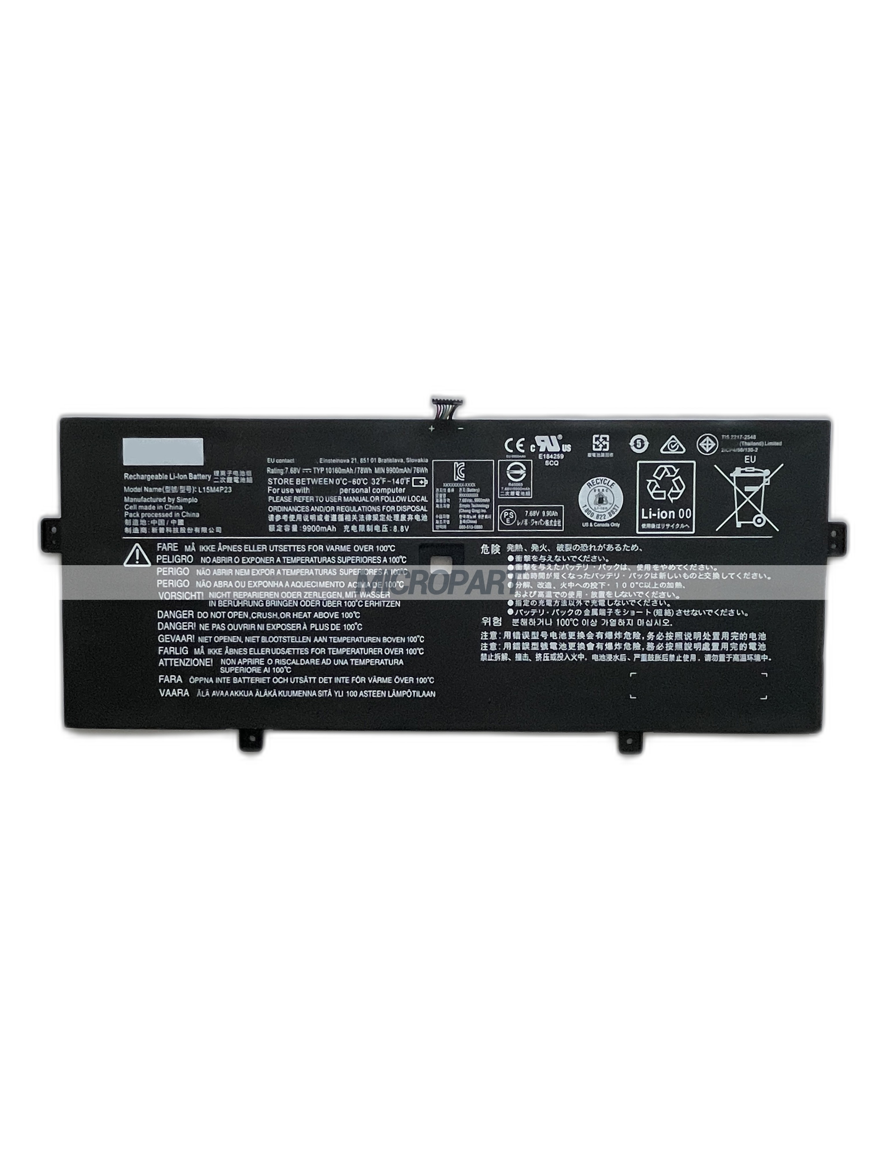 L15M4P23 L15C4P21 L15C4P22 L15M4P21 Laptop Battery Replacement for Yoga 910-13IKB