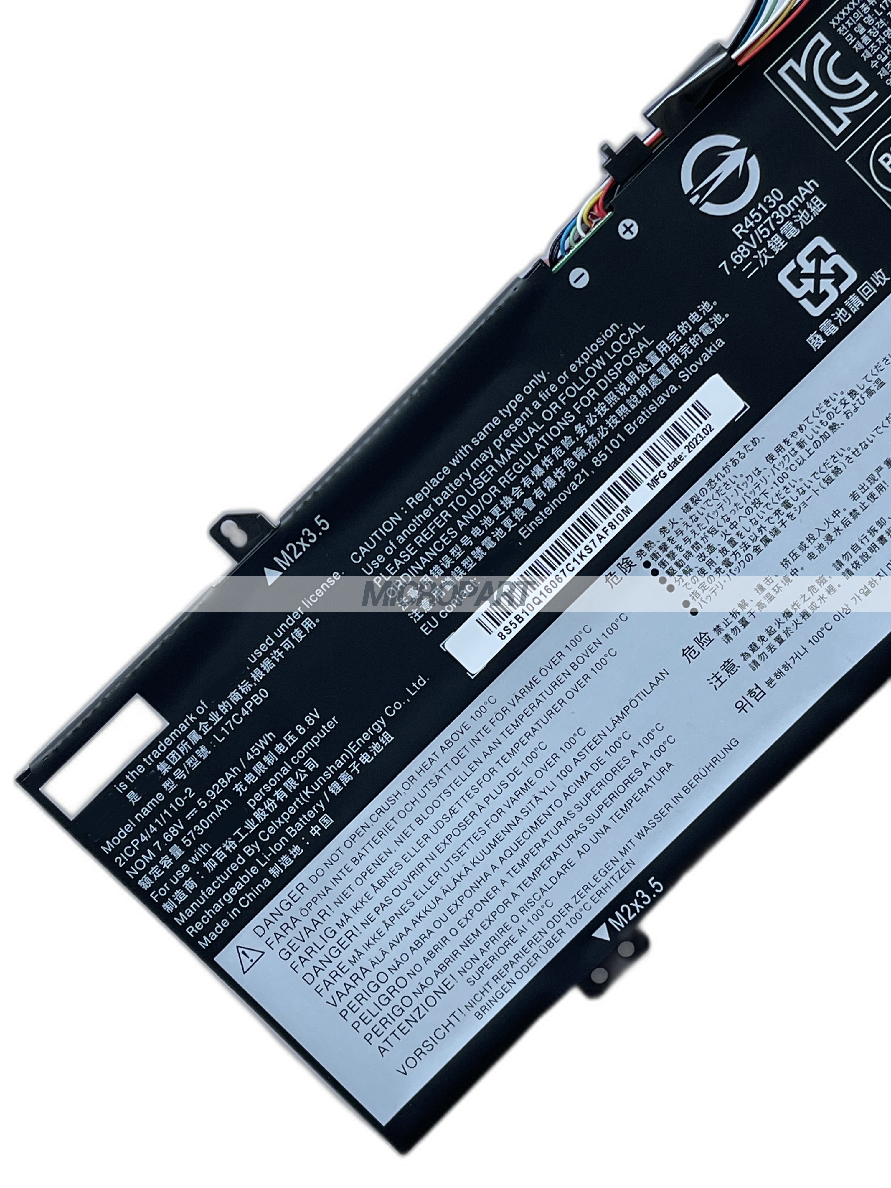 L17C4PB0 L17M4PB0 Laptop Battery Replacement for IdeaPad 530s-14ARR 530s-14IKB 530s-15IKB Yoga 530-14IKB