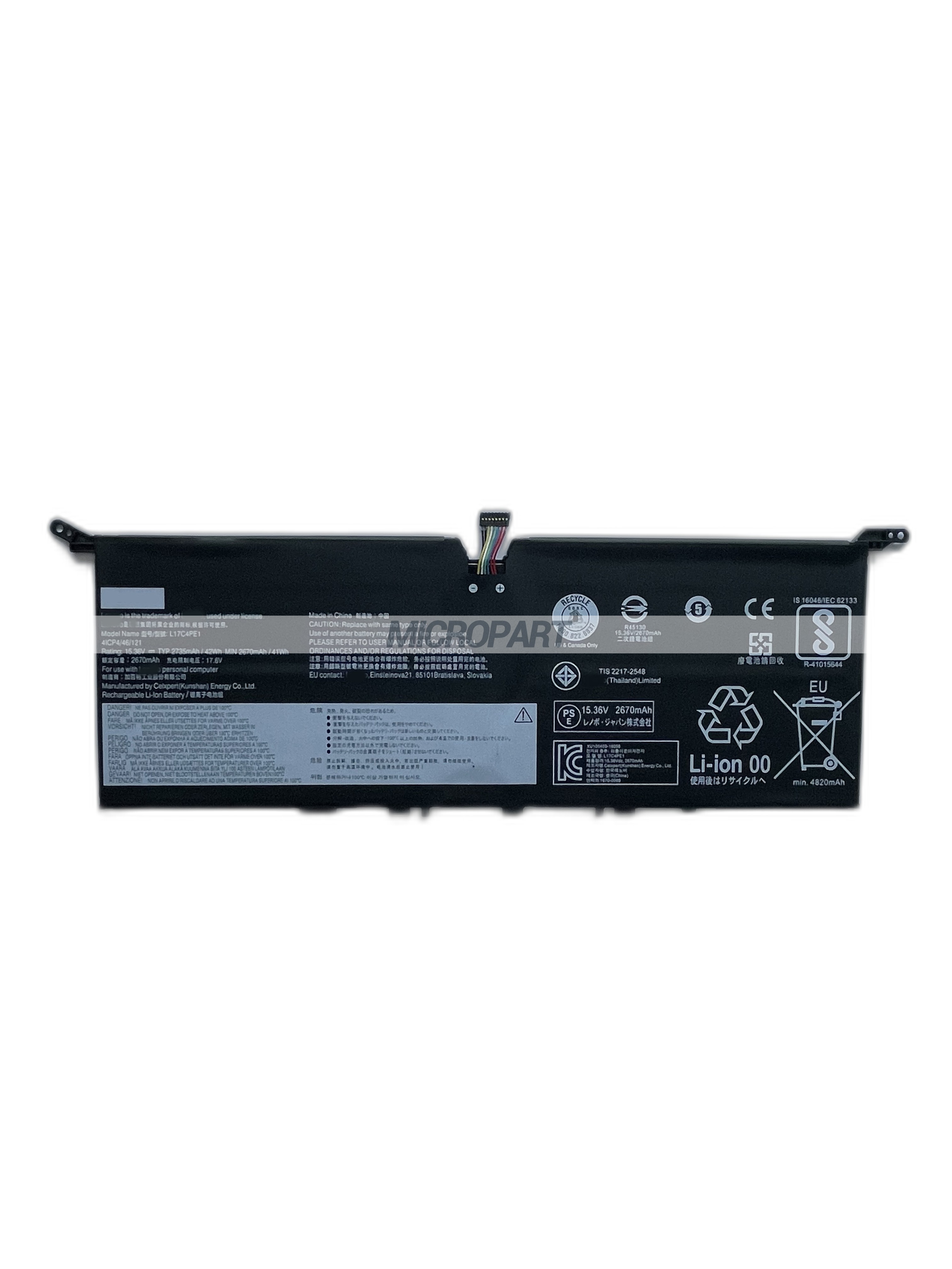 L17C4PE1 L17M4PE1 Laptop Battery Replacement for IdeaPad 730s-13IWL Yoga S730-13IWL