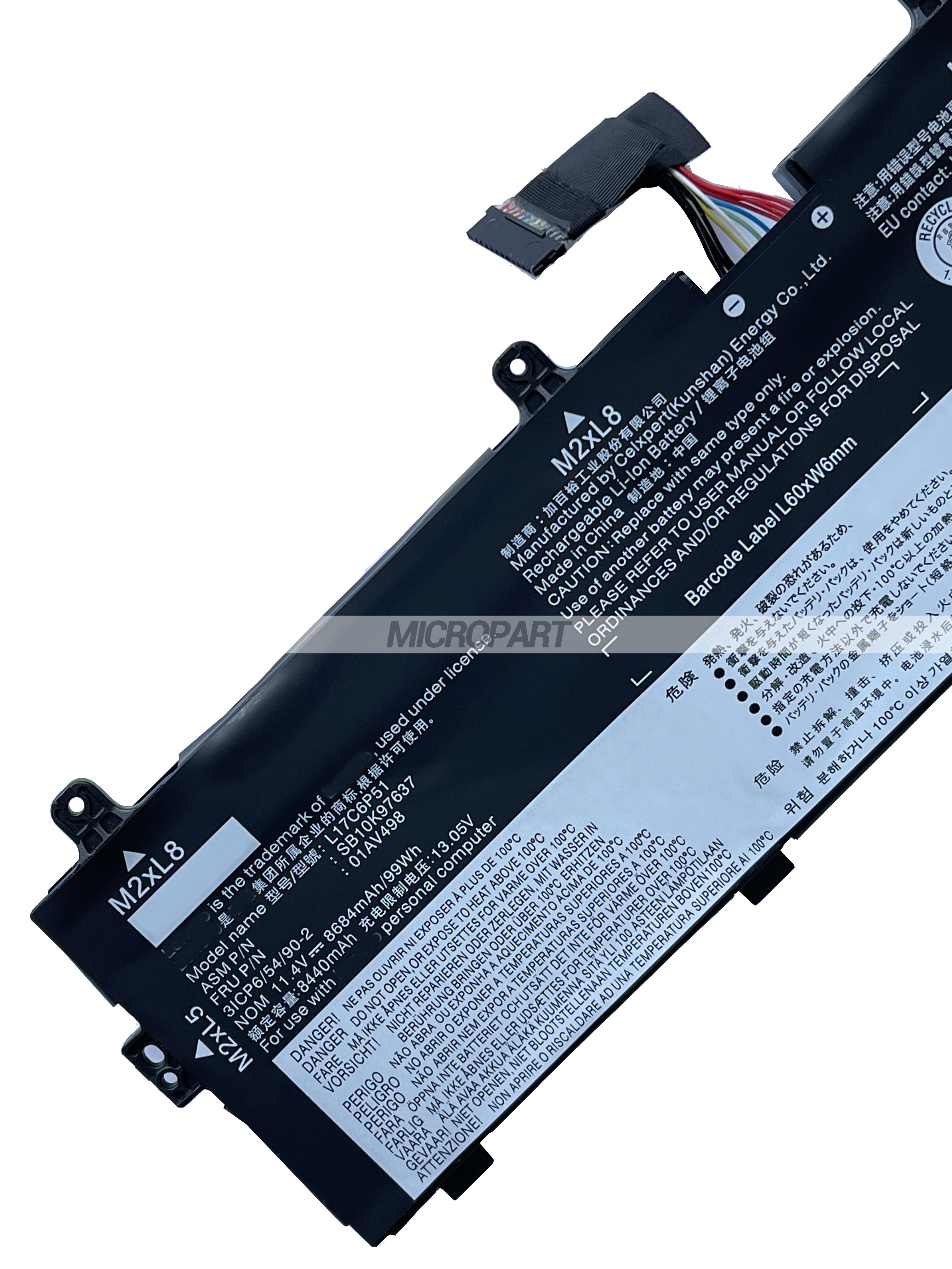 L17C6P51 L17M6P52 01AV497 01AV498 Laptop Battery Replacement for ThinkPad P72 ThinkPad P73