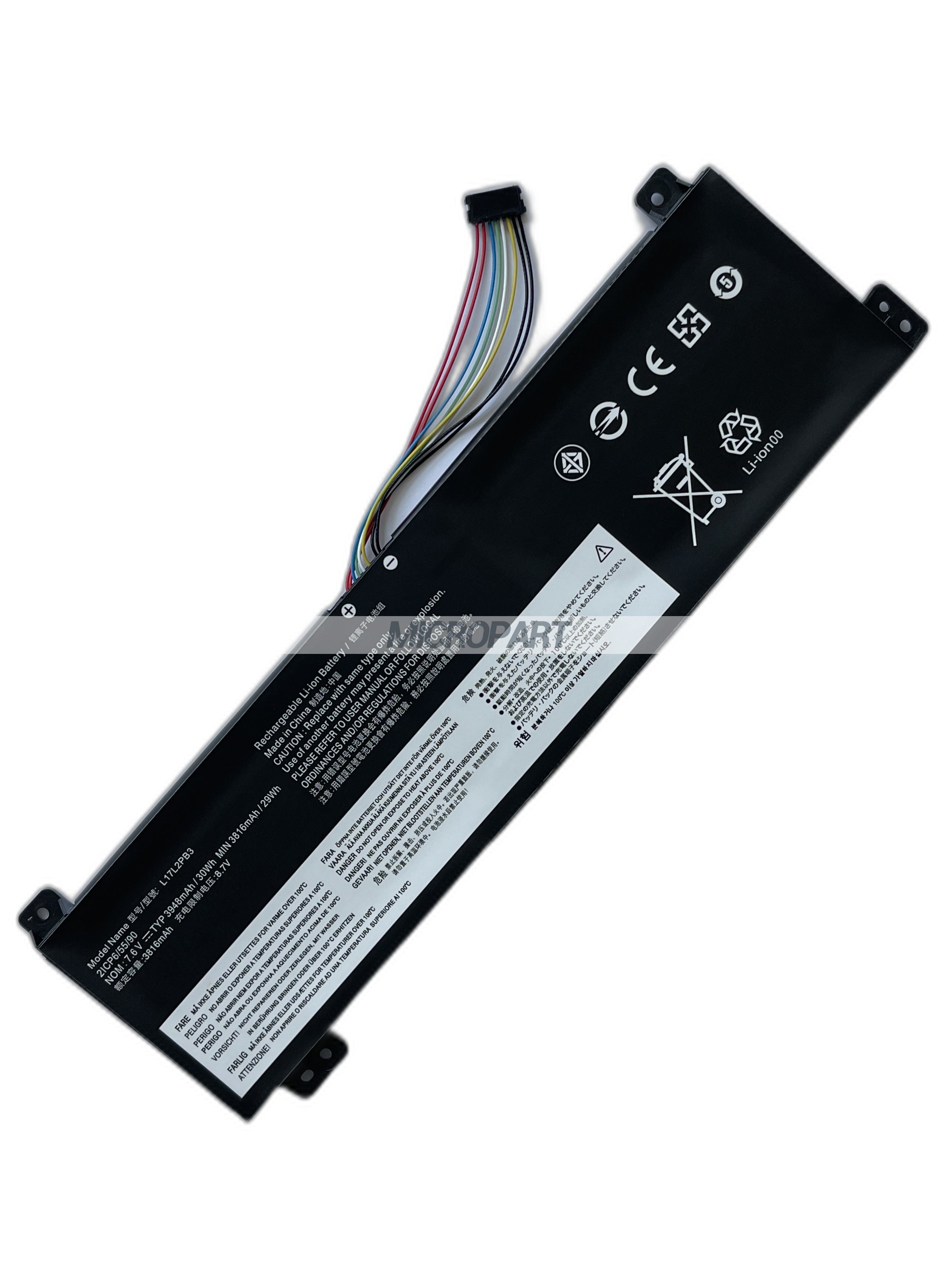 L17L2PB3 L17C2PB3 L17C2PB4 L17L2PB4 L17M2PB3 L17M2PB4 Laptop Battery Replacement for IdeaPad V330-14ISK V330-15IKB V330-15ISK V530-14IKB V530-15IKB