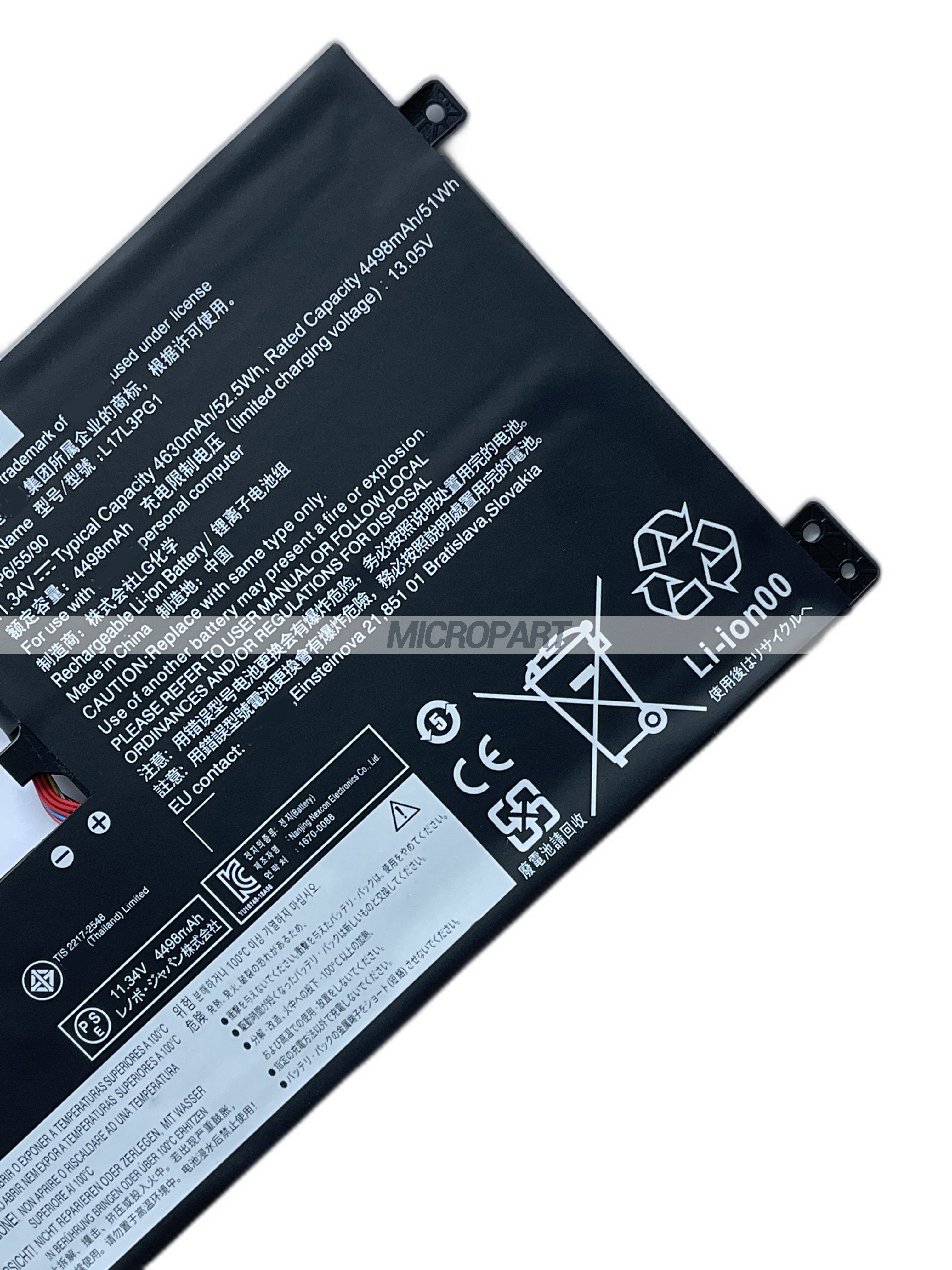 L17L3PG1 L17C3PG1 L17M3PG1 L17S3PG1 Laptop Battery Replacement for Legion Y530-15ICH Y540-15IRH Y7000P-81HC Y7000P-81L Y7000P-81LF