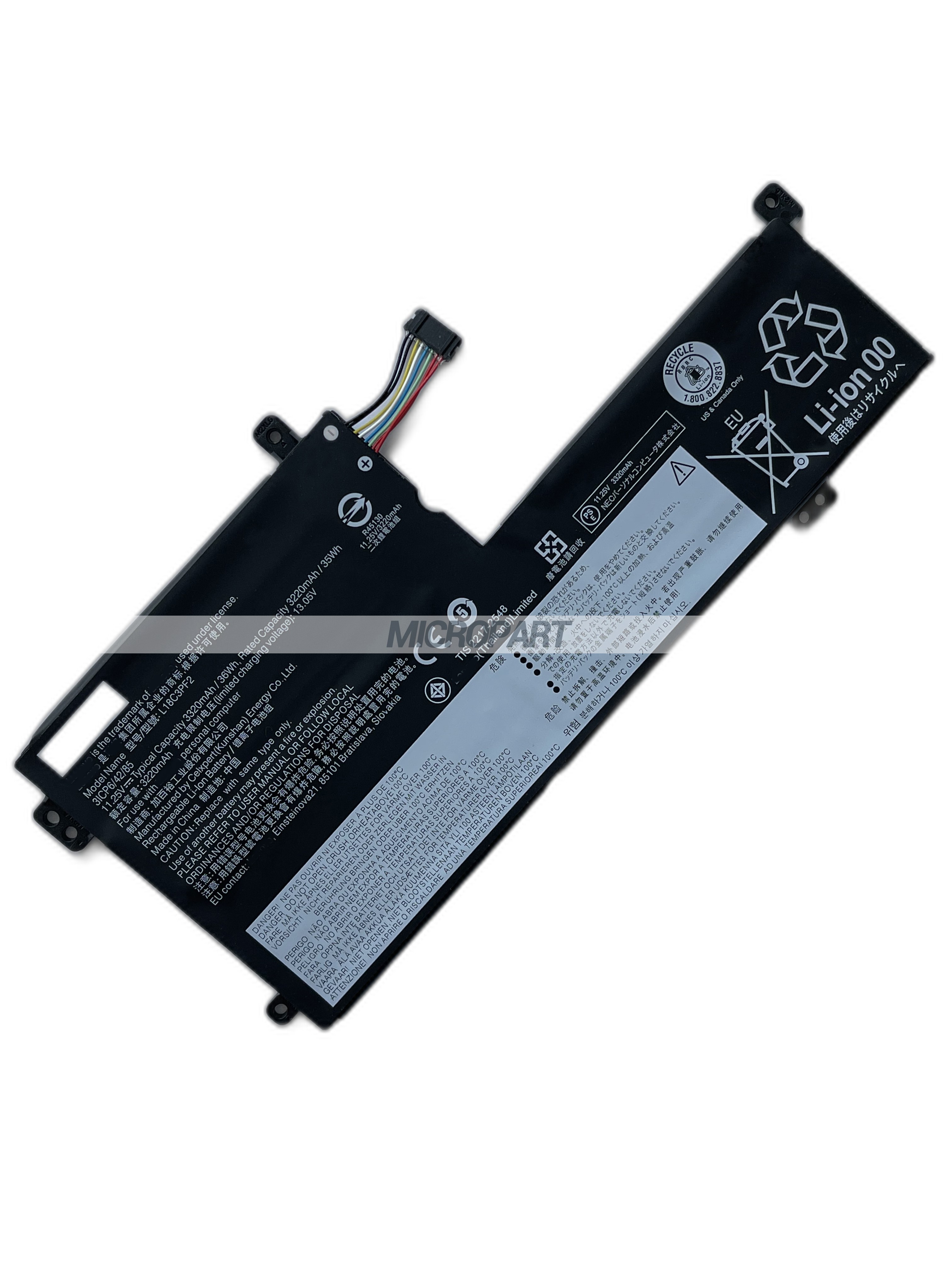 L18C3PF2 L18L3PF1 L18M3PF2 Laptop Battery Replacement for IdeaPad L340-15IWL L340-17API L340-17IRH L340-17IWL