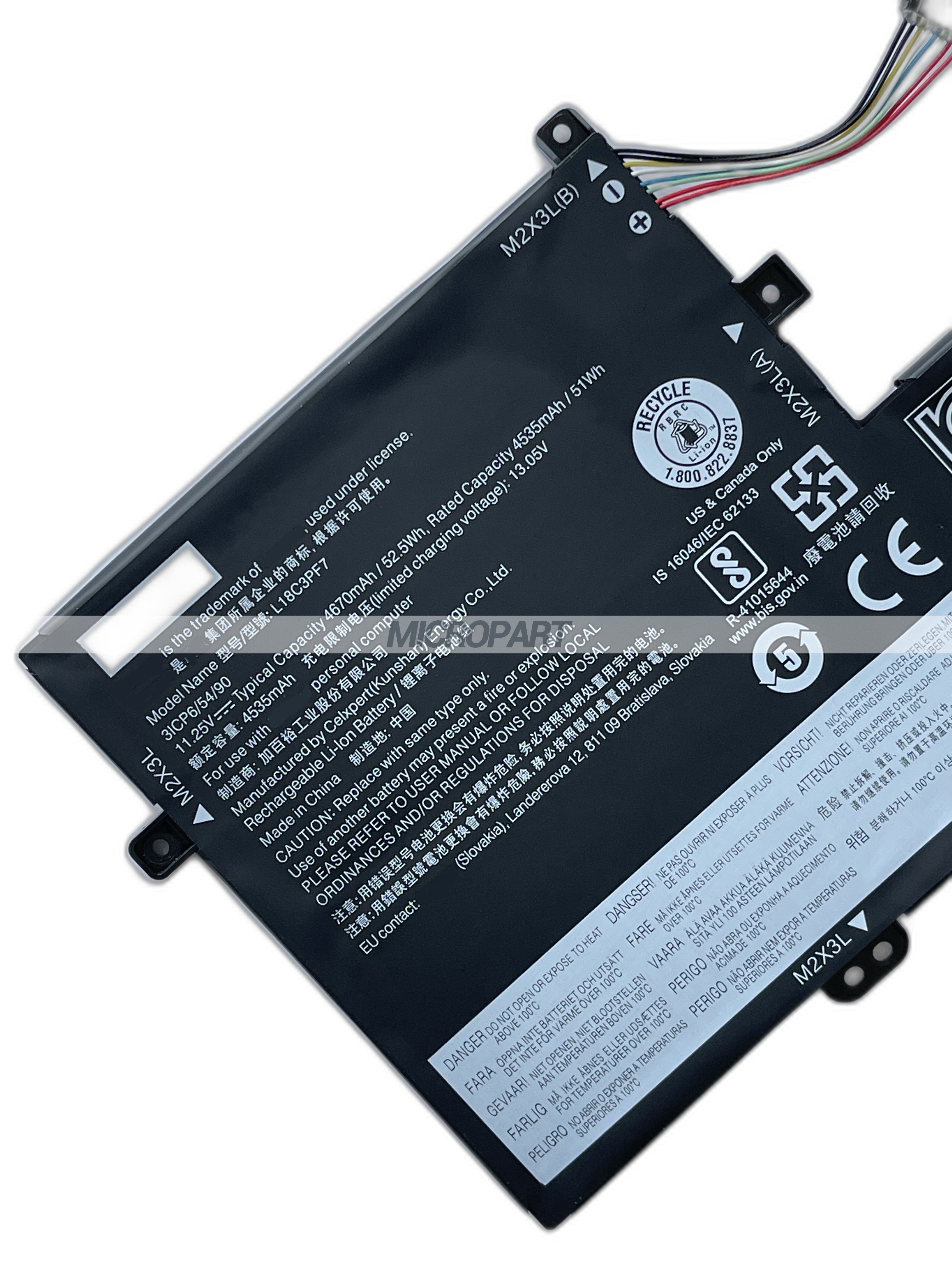 L18C3PF7 L18C3PF6 L18L3PF2 L18M3PF6 L18M3PF7 Laptop Battery Replacement for IdeaPad C340-15IIL IdeaPad S340-14IWL IdeaPad S340-15IWL