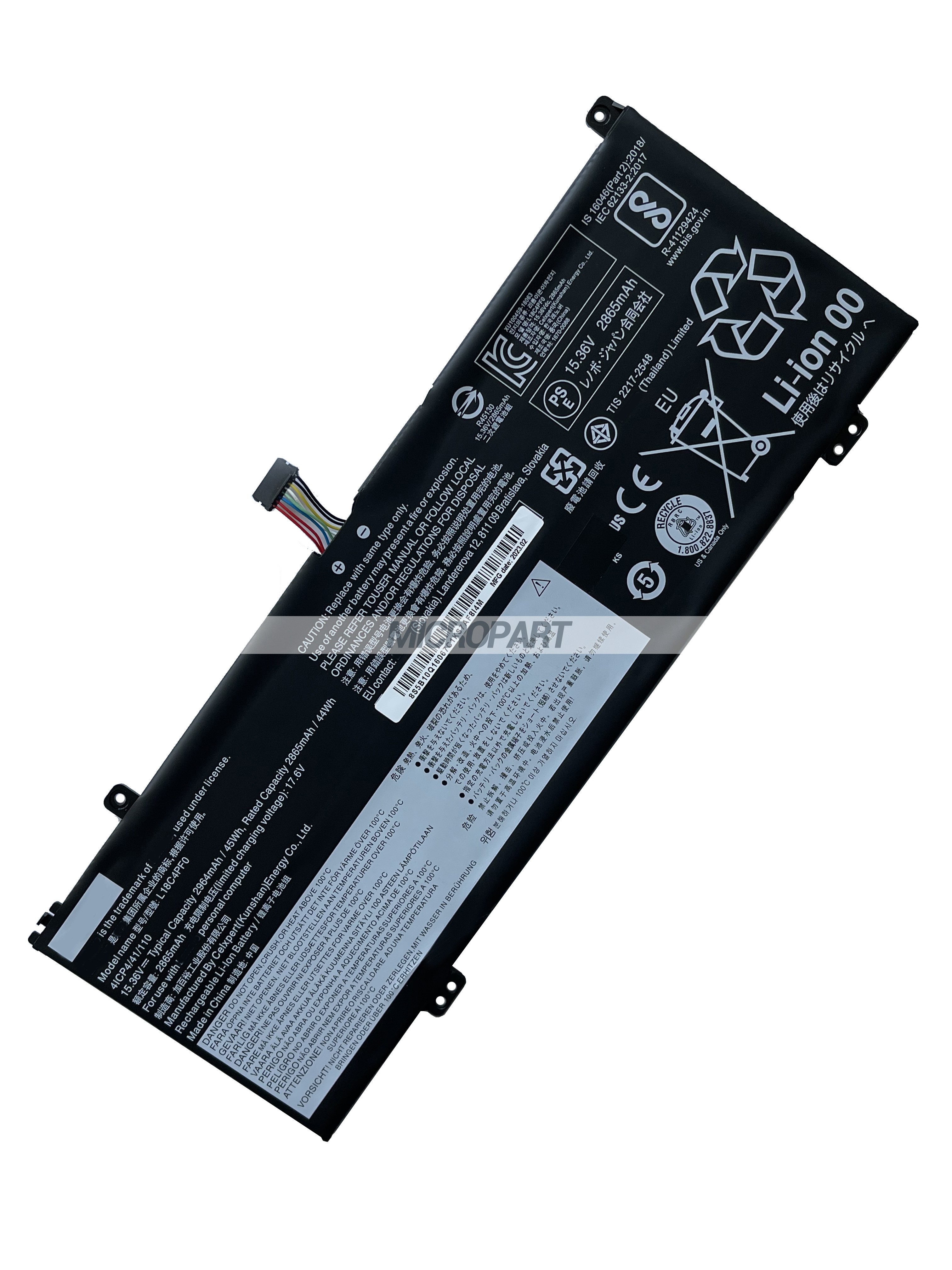 L18C4PF0 L18D4PF0 L18M4PF0 Laptop Battery Replacement for ThinkBook 13s-IWL ThinkBook 14s-IWL