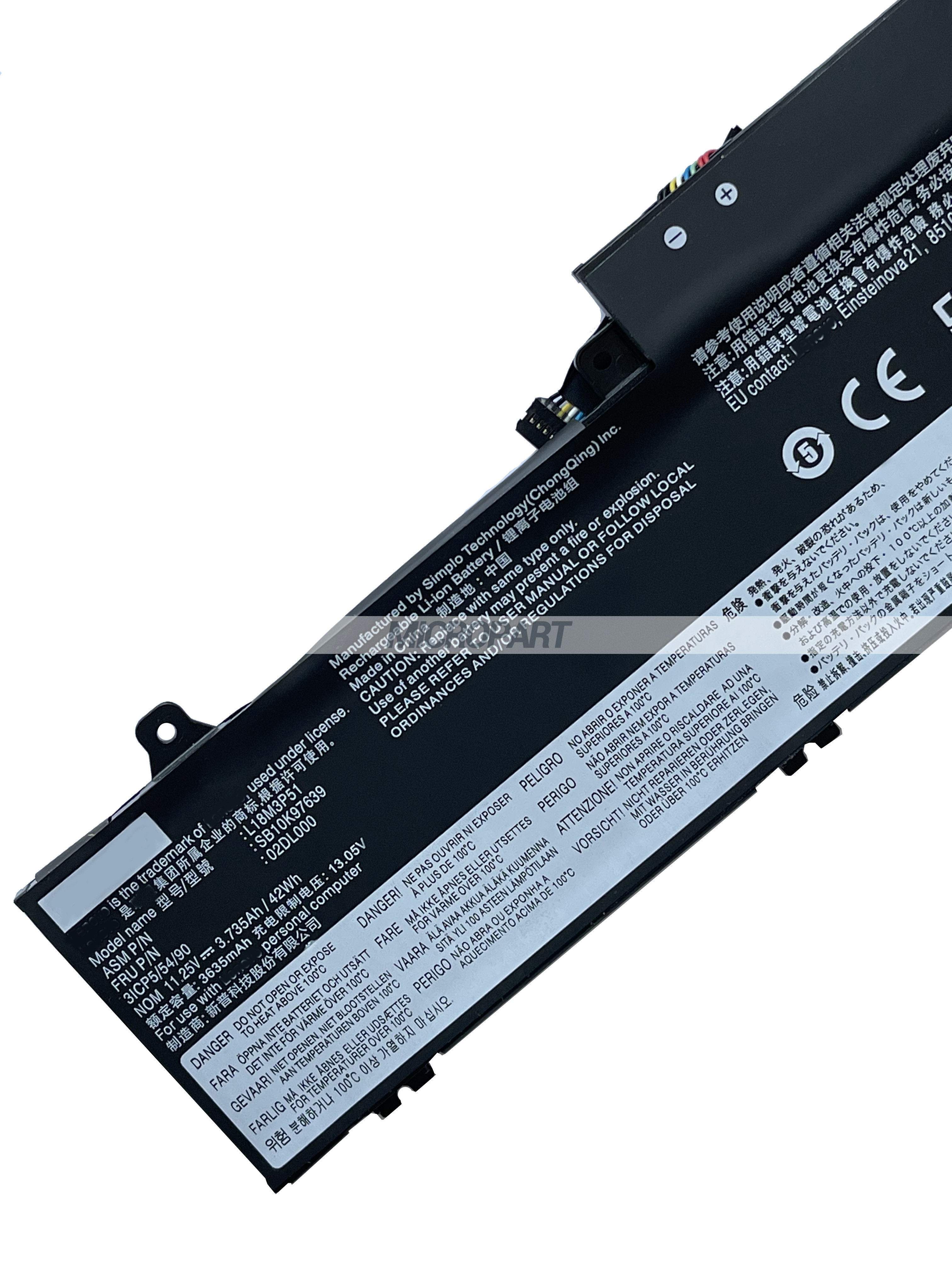 L18M3P51 L18C3P51 L18L3P51 L18S3P51 02DL000 Laptop Battery Replacement for ThinkPad E490s