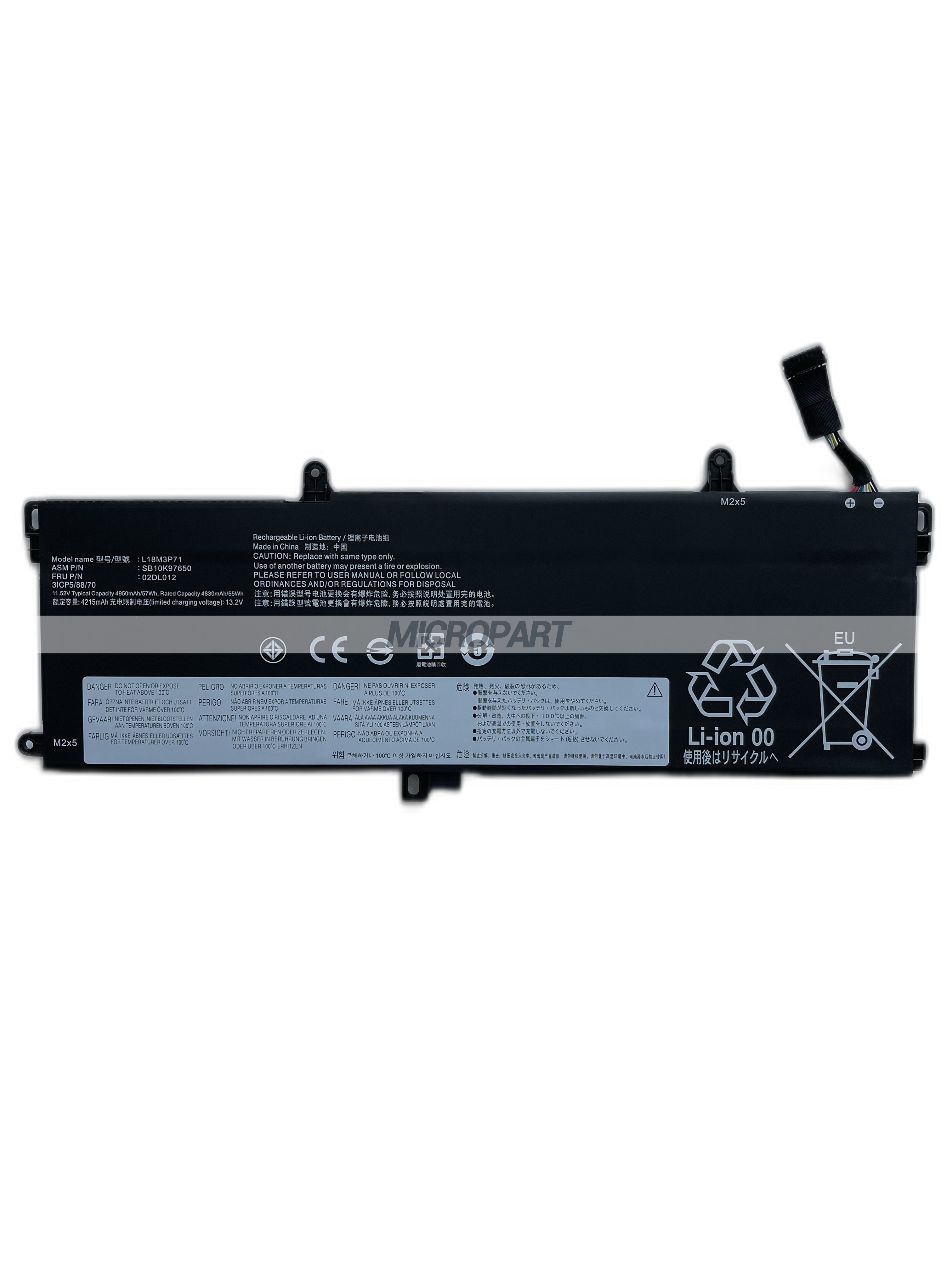 L18M3P71 L18L3P71 02DL012 Laptop Battery Replacement for ThinkPad P14s P43s T14 T15 T490 T495 T590