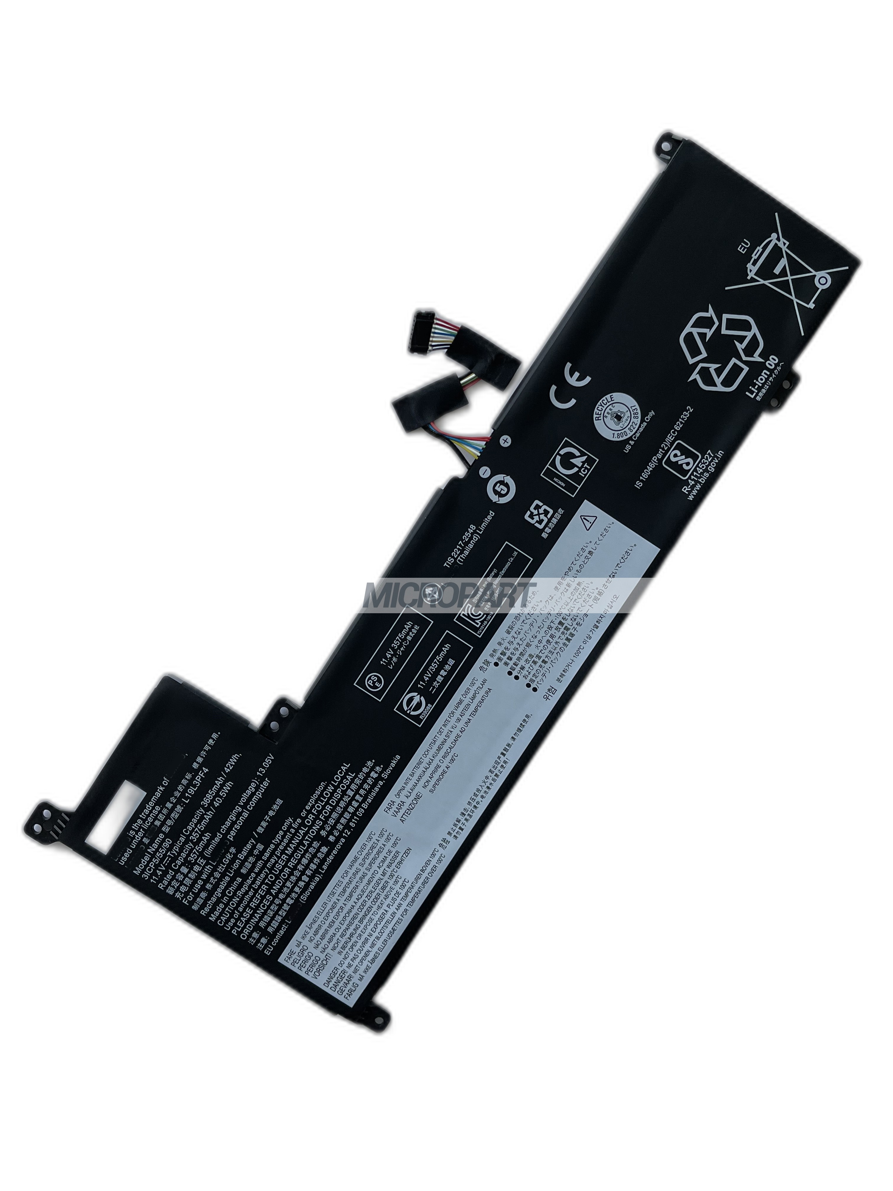 L19L3PF4 Laptop Battery Replacement for IdeaPad 3-17ADA05 3-17ARE05 3-17IML05 3-17IIL05