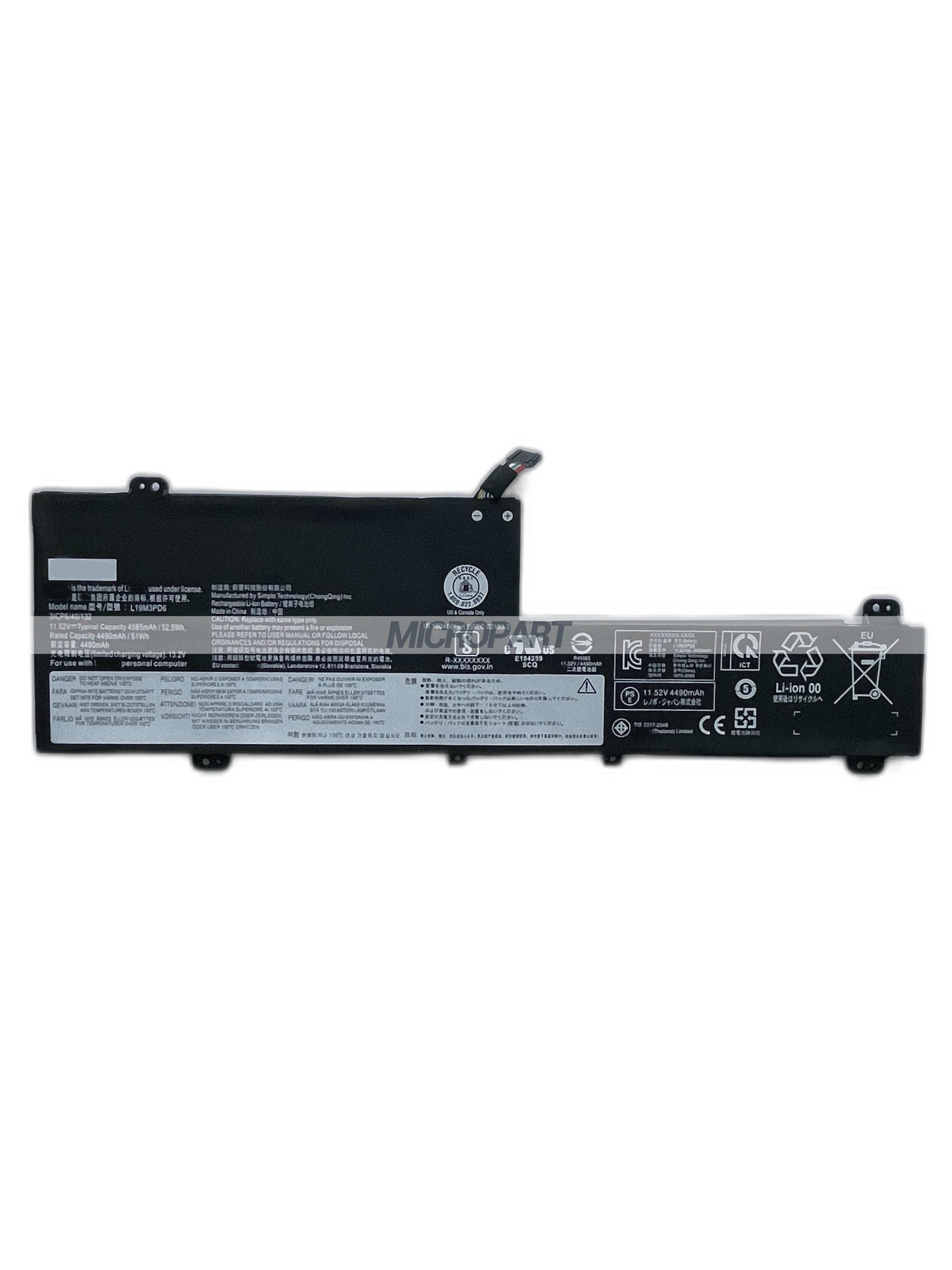 L19M3PD6 L19C3PD6 L19D3PD6 L19L3PD6 Laptop Battery Replacement for IdeaPad Flex 5-14ARE05 5-14IIL05 5-14ITL05 5-15IIL05
