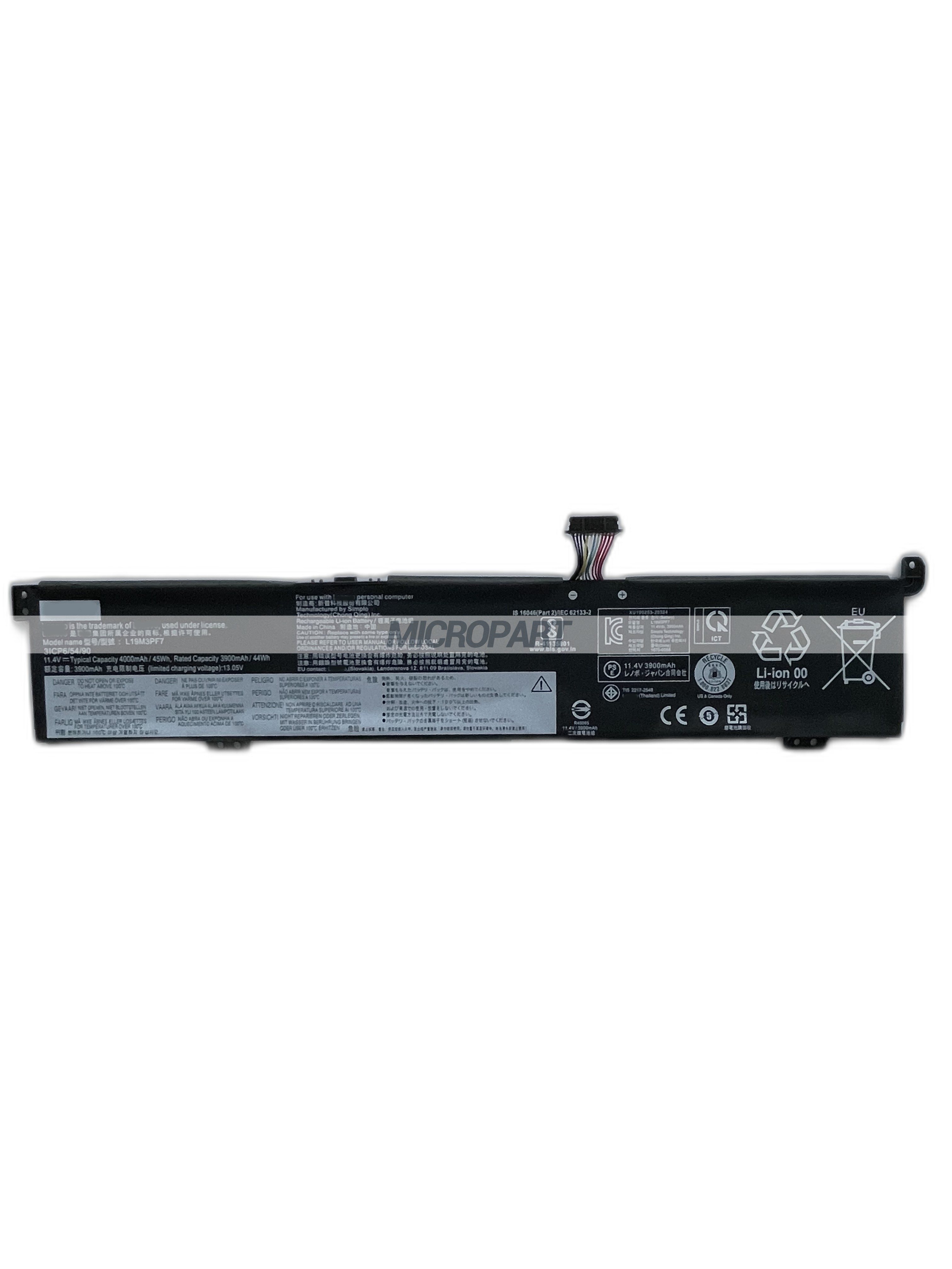 L19M3PF7 L19D3PF4 L19L3PF3 Laptop Battery Replacement for IdeaPad Creator 5-15IMH05 IdeaPad Gaming 3-15ARH05